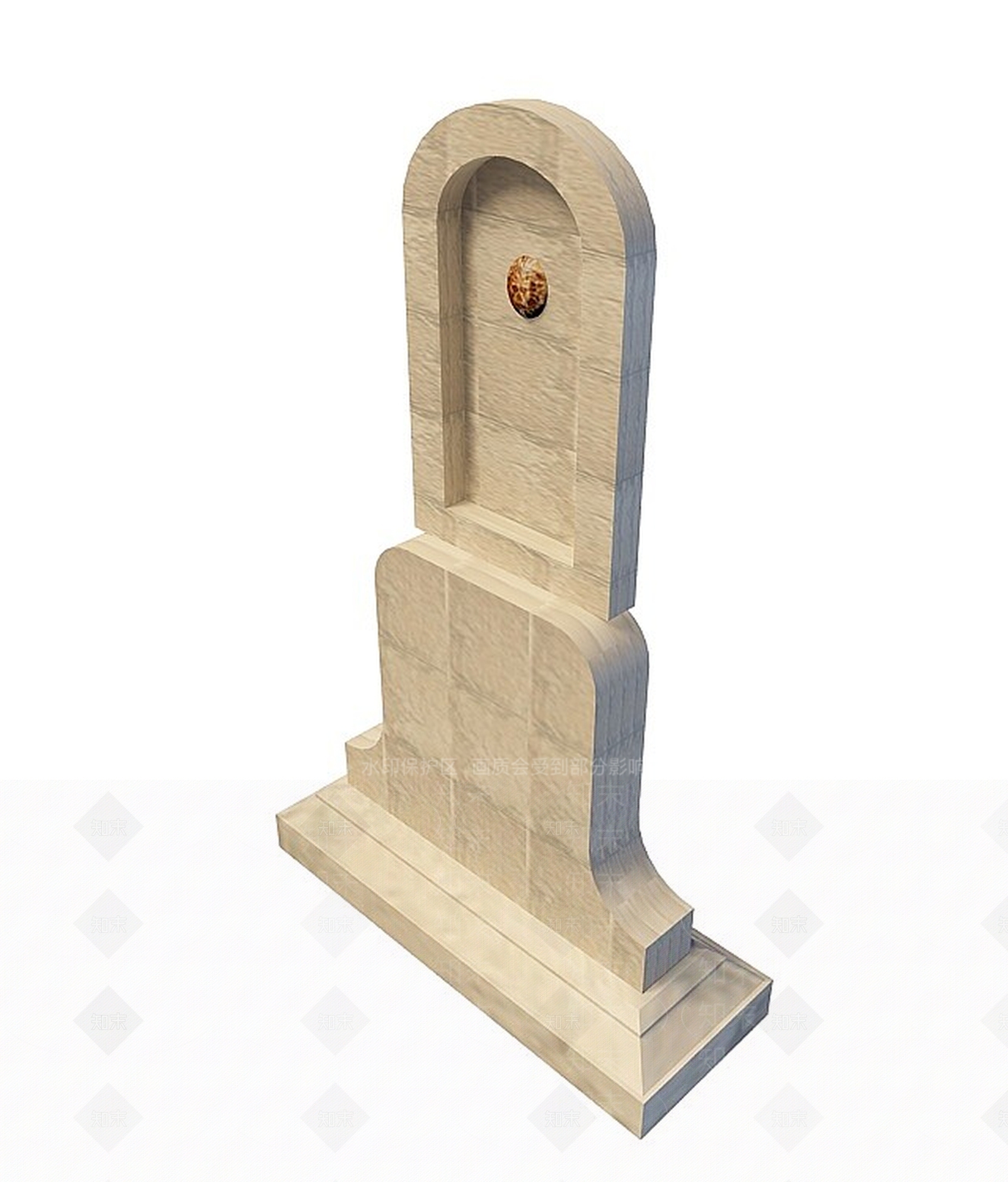 现代墓碑3D模型下载【ID:1197596760】