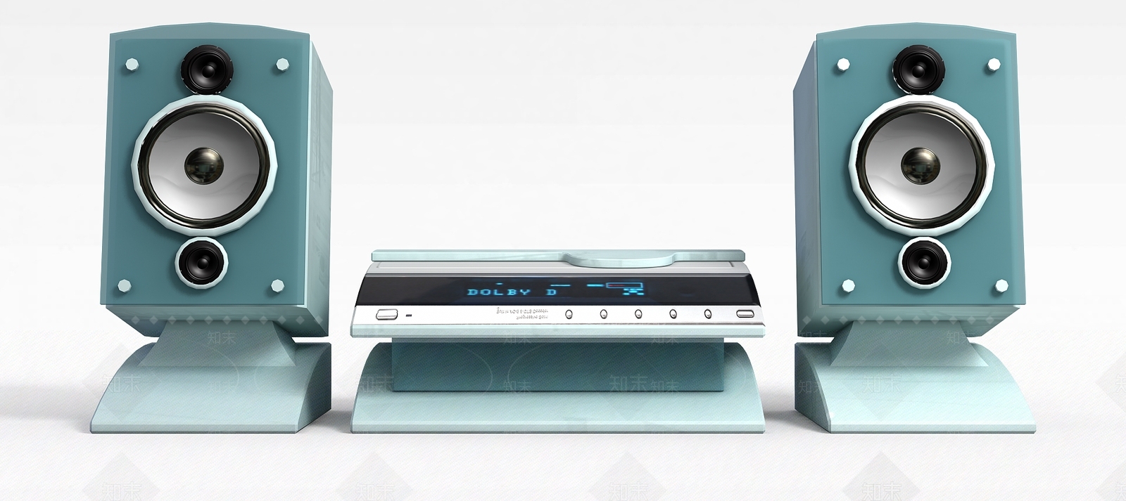 现代音响设备3D模型下载【ID:1197596855】