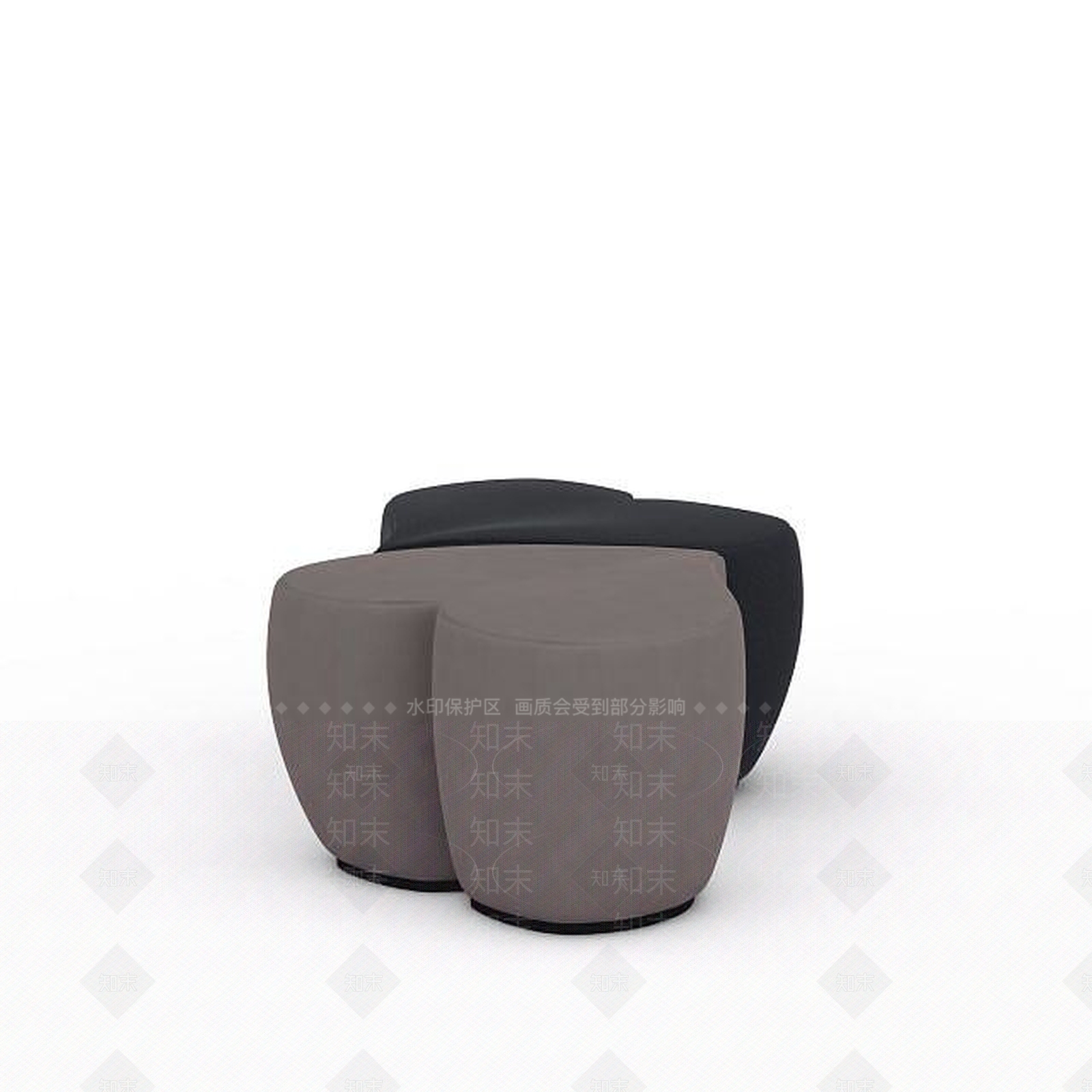 现代其他凳子3D模型下载【ID:1197600060】