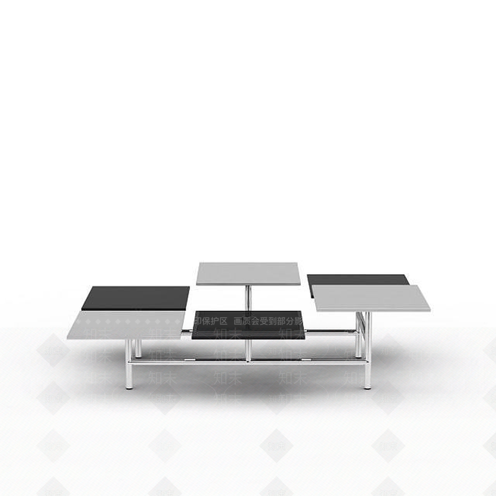 现代创意桌子3D模型下载【ID:1197600317】