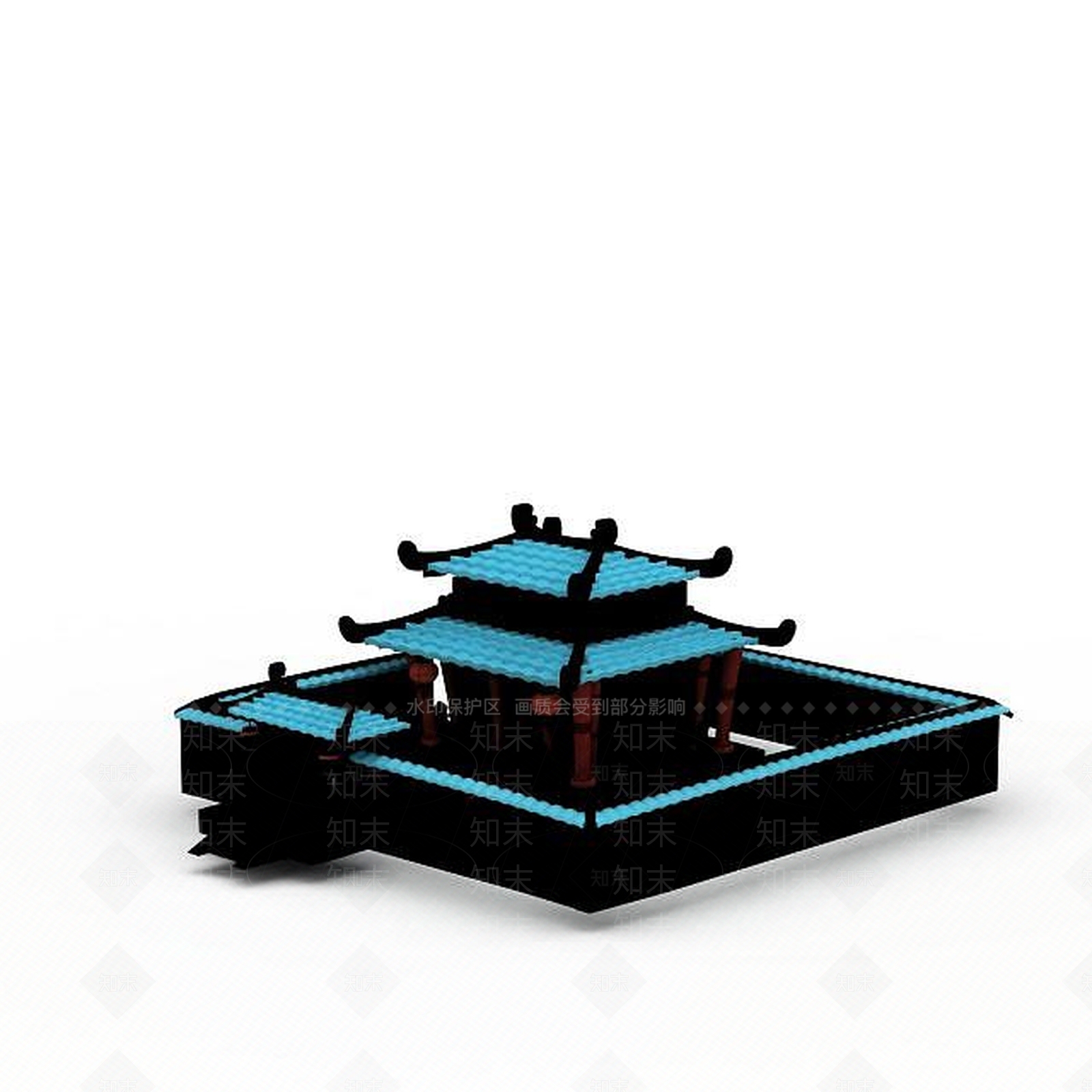 现代游戏场景3D模型下载【ID:1197601906】