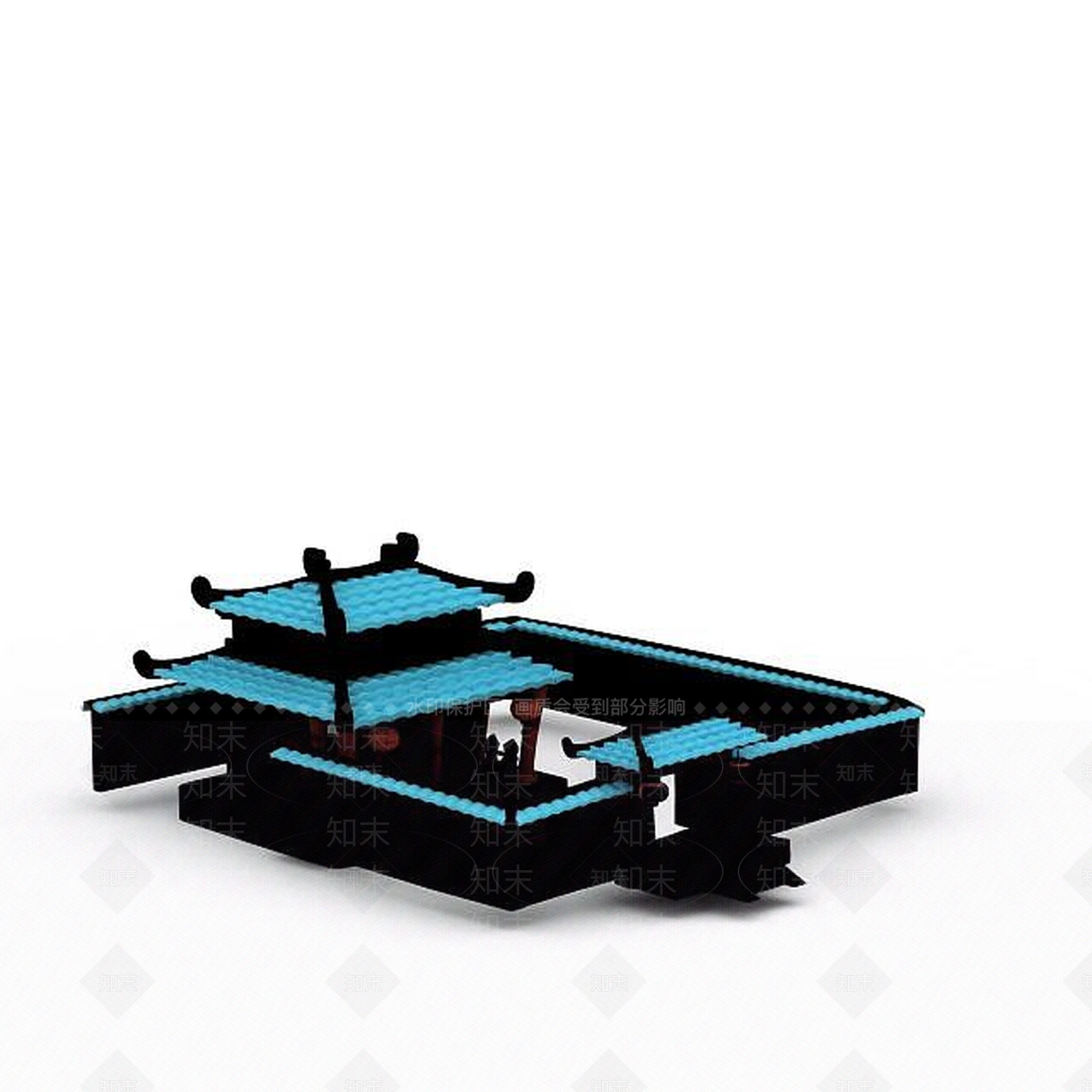 现代游戏场景3D模型下载【ID:1197601906】
