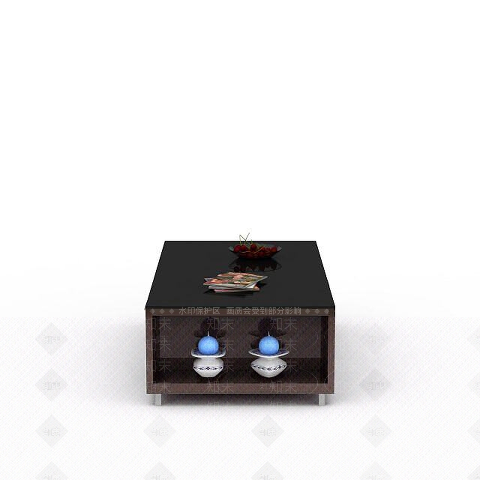 现代办公室桌几3D模型下载【ID:1197602656】