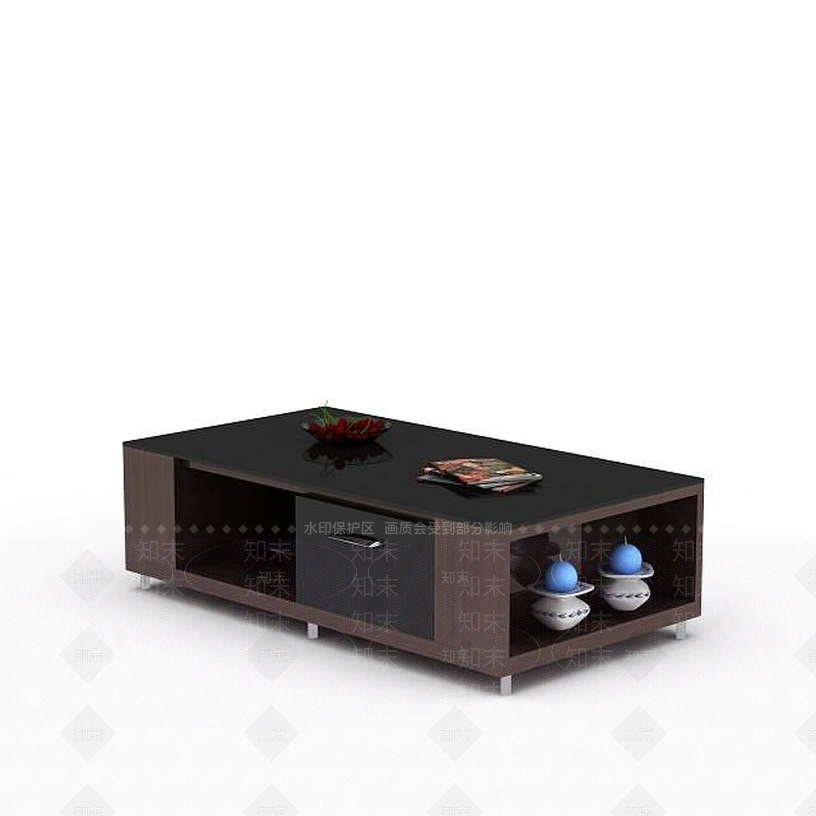 现代办公室桌几3D模型下载【ID:1197602656】