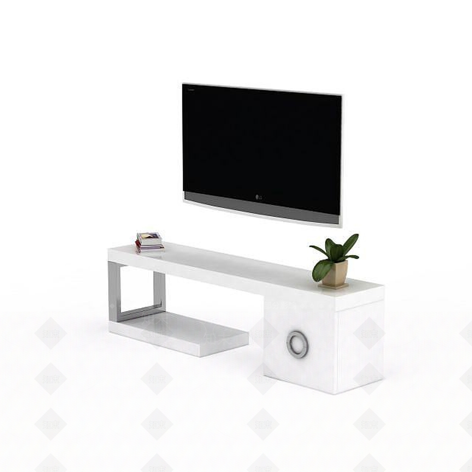 现代风格电视柜3D模型下载【ID:1197604977】
