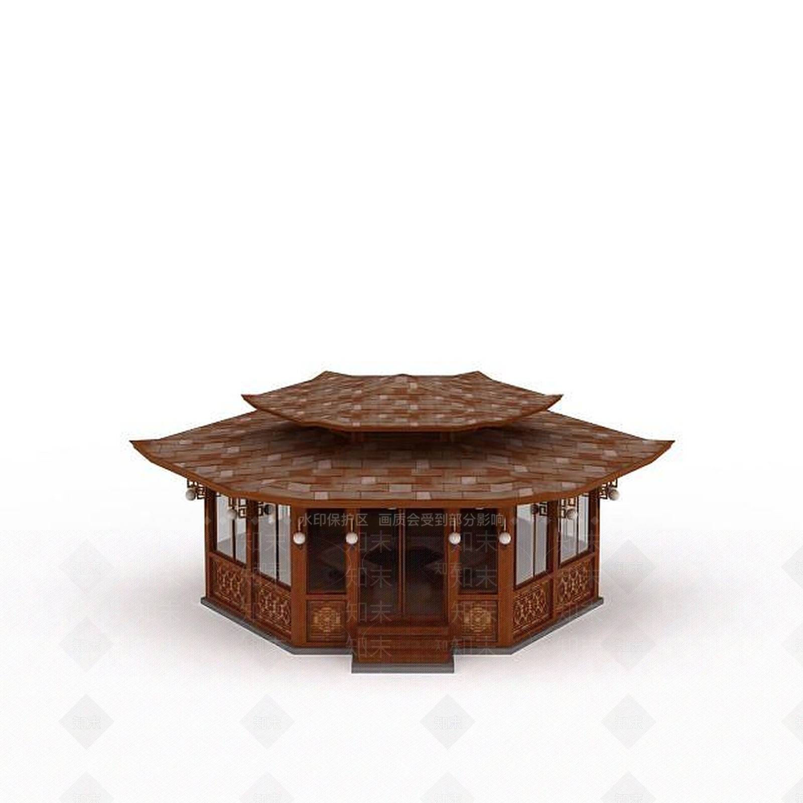 现代户外亭子3D模型下载【ID:1197606683】