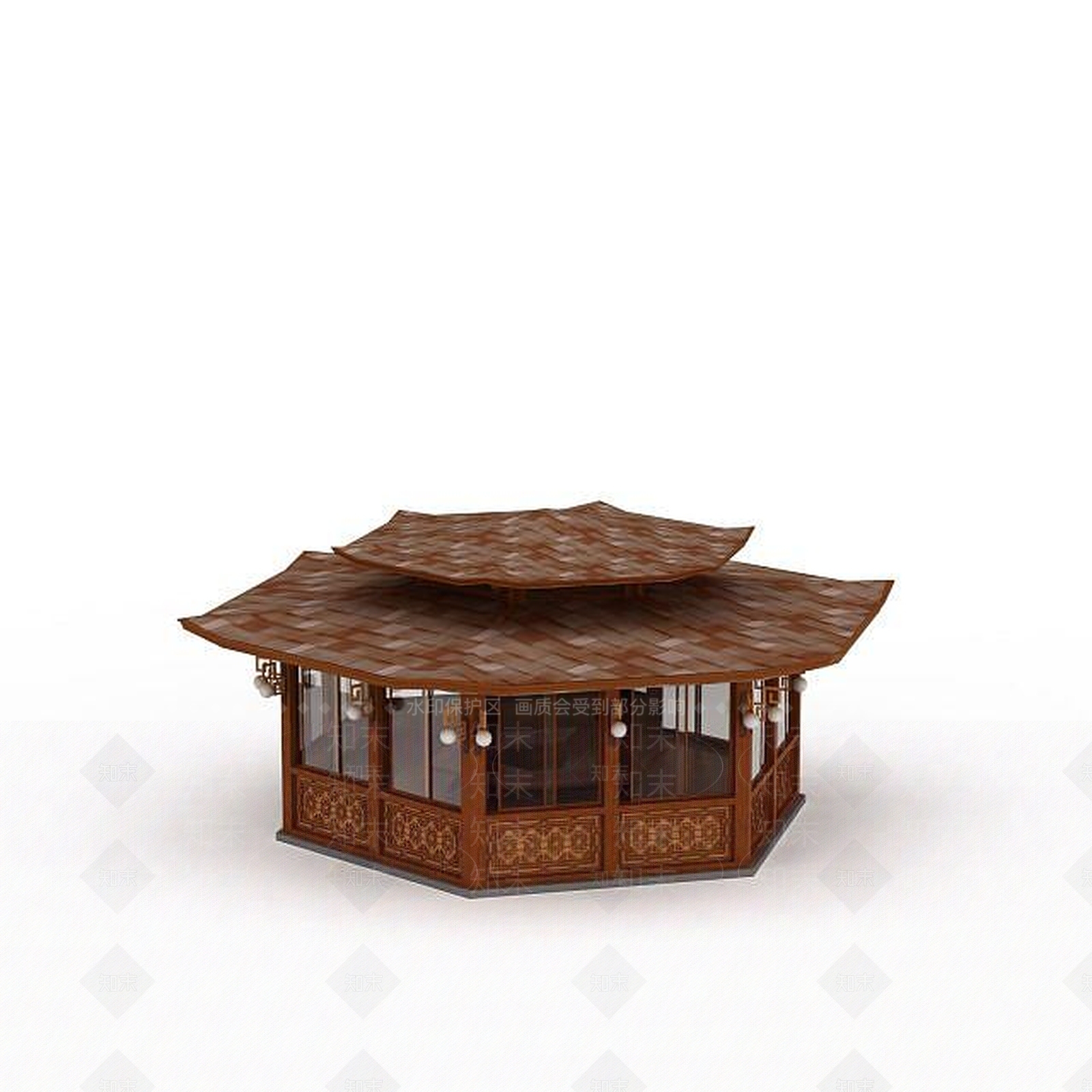 现代户外亭子3D模型下载【ID:1197606683】