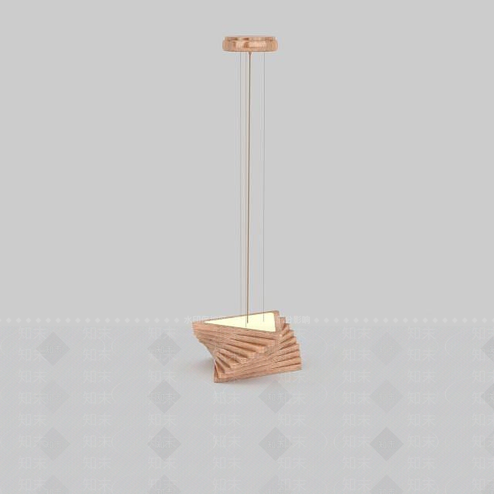 现代单体全铜吊灯3D模型下载【ID:1197607756】