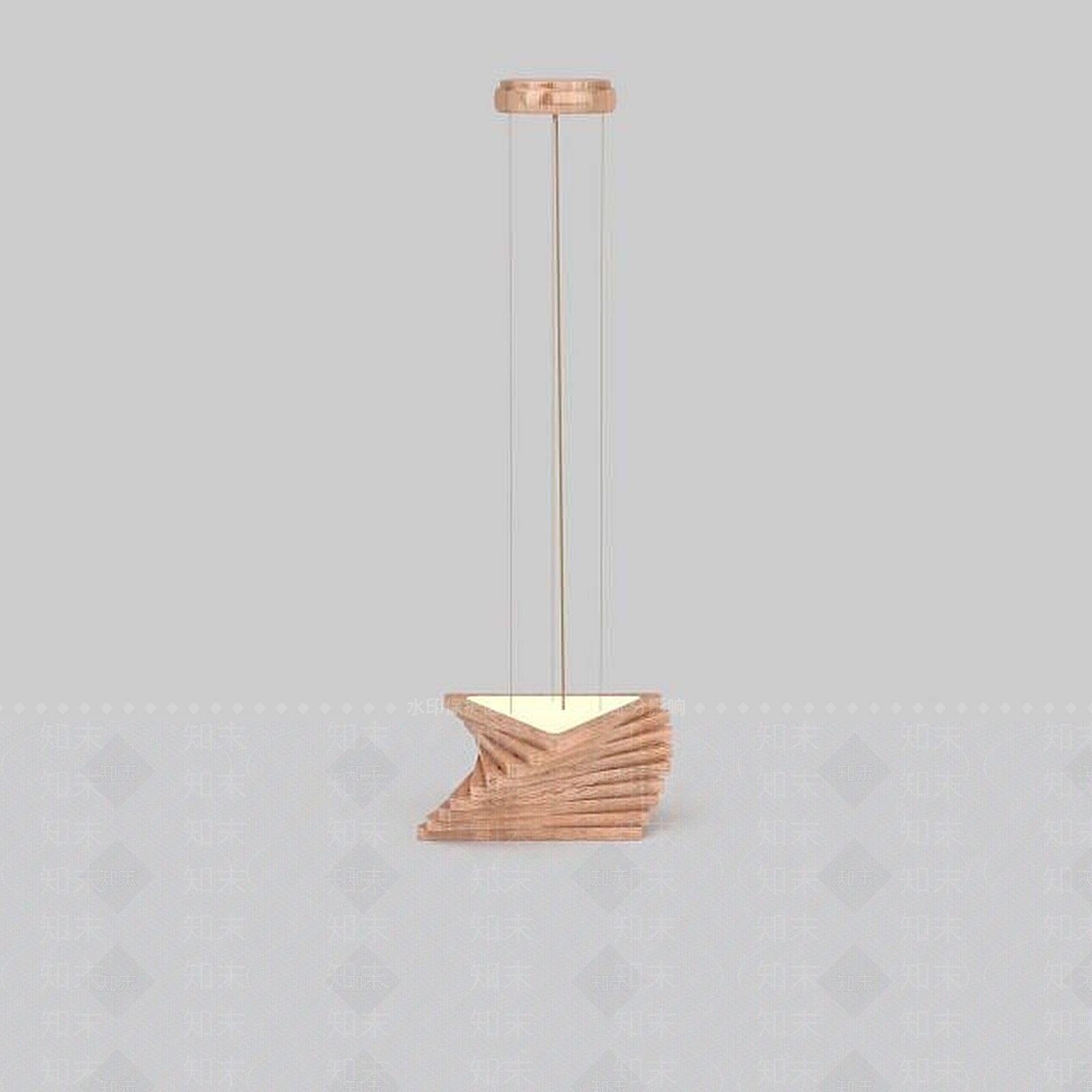 现代单体全铜吊灯3D模型下载【ID:1197607756】