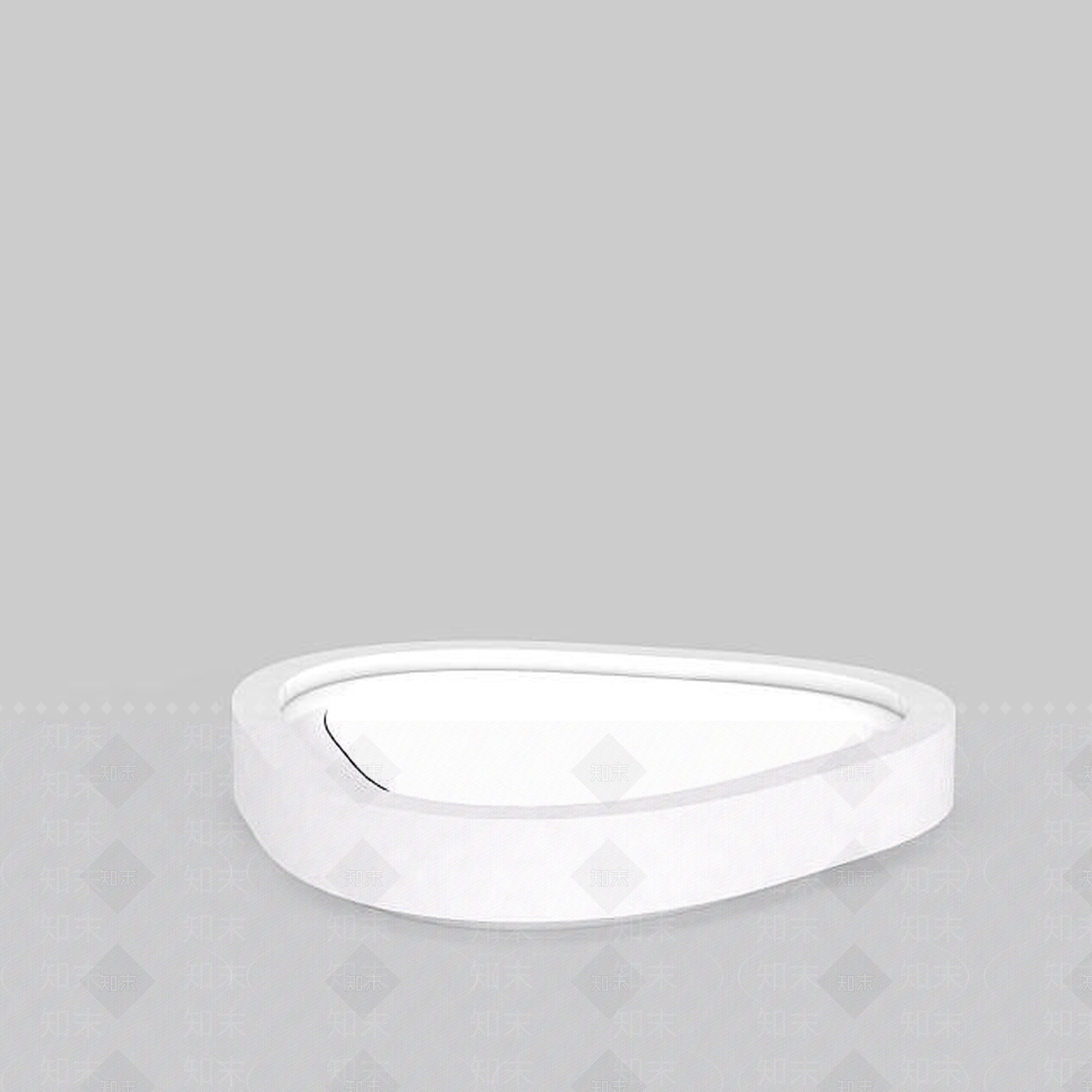 现代led吸顶灯3D模型下载【ID:1197608591】