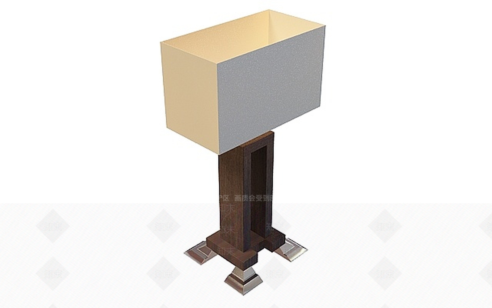 中式精品台灯3D模型下载【ID:1197608549】