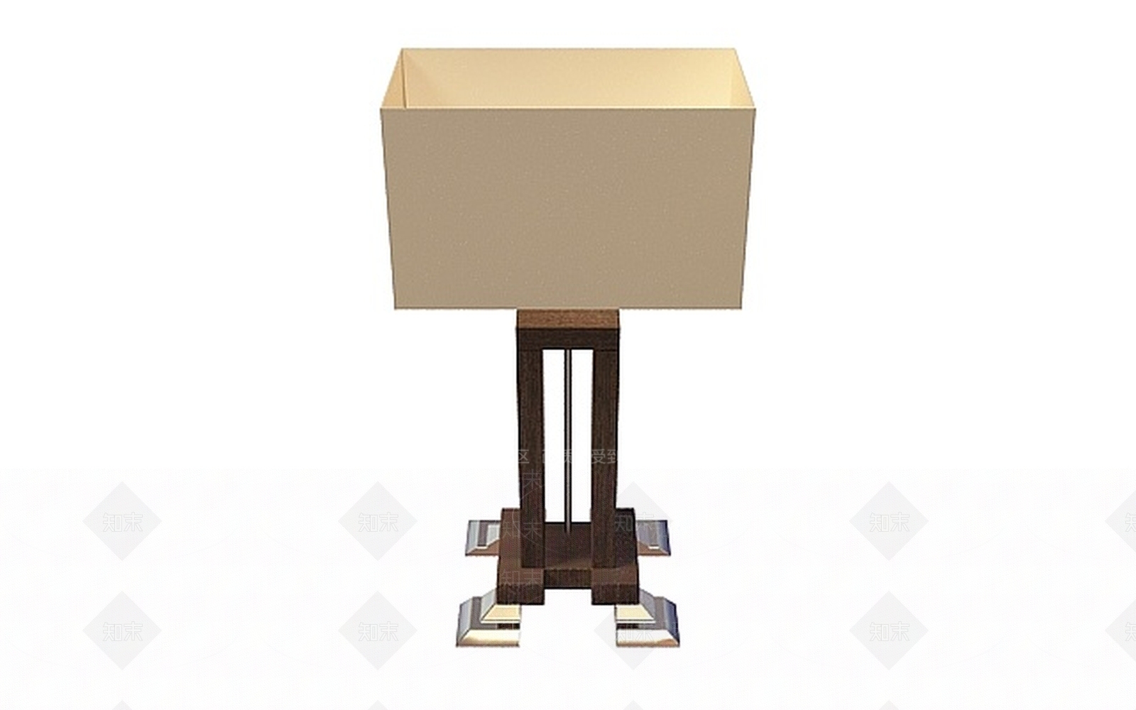 中式精品台灯3D模型下载【ID:1197608549】