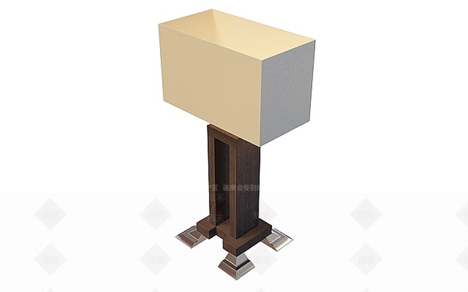 中式精品台灯3D模型下载【ID:1197608549】