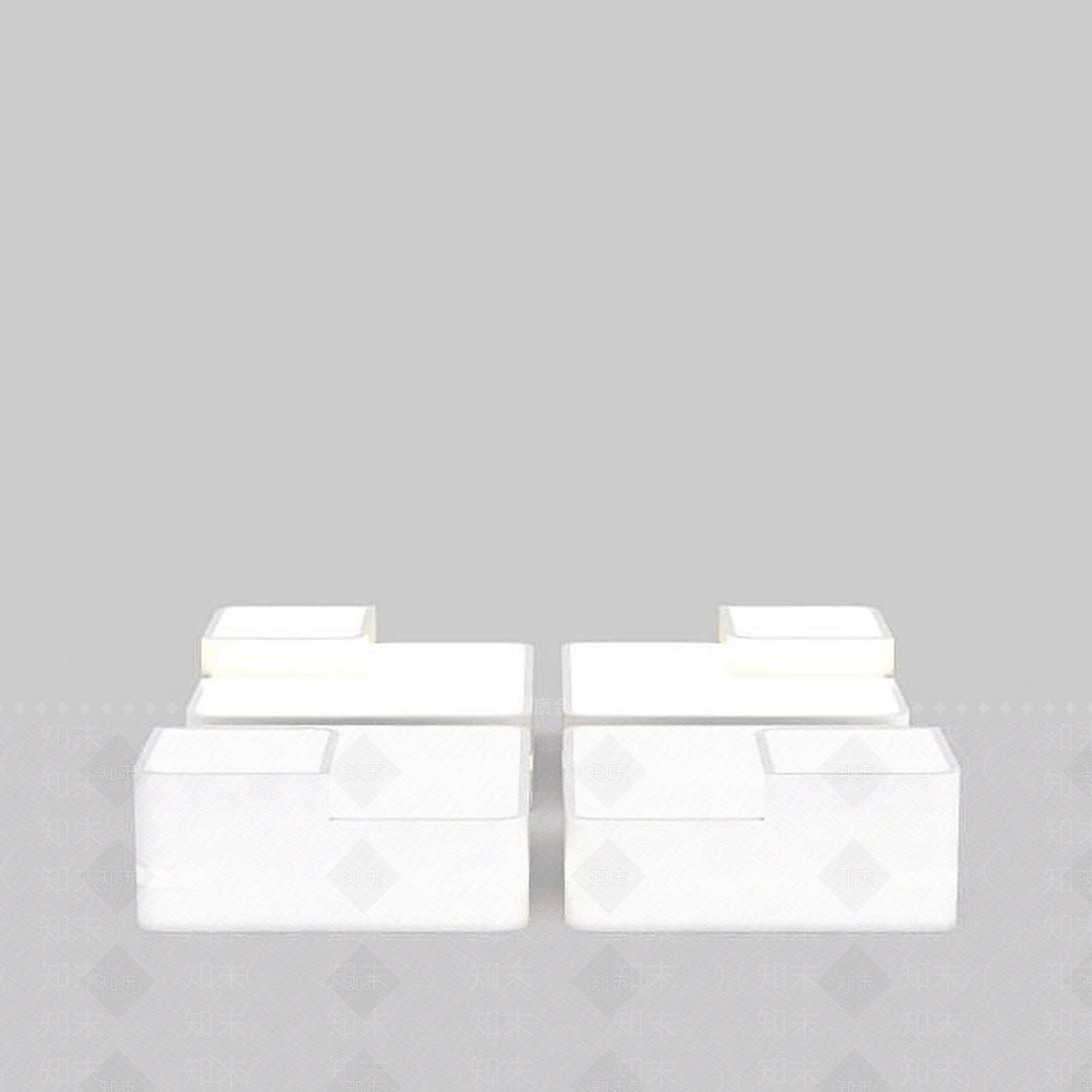 现代客厅吸顶灯3D模型下载【ID:1197608811】