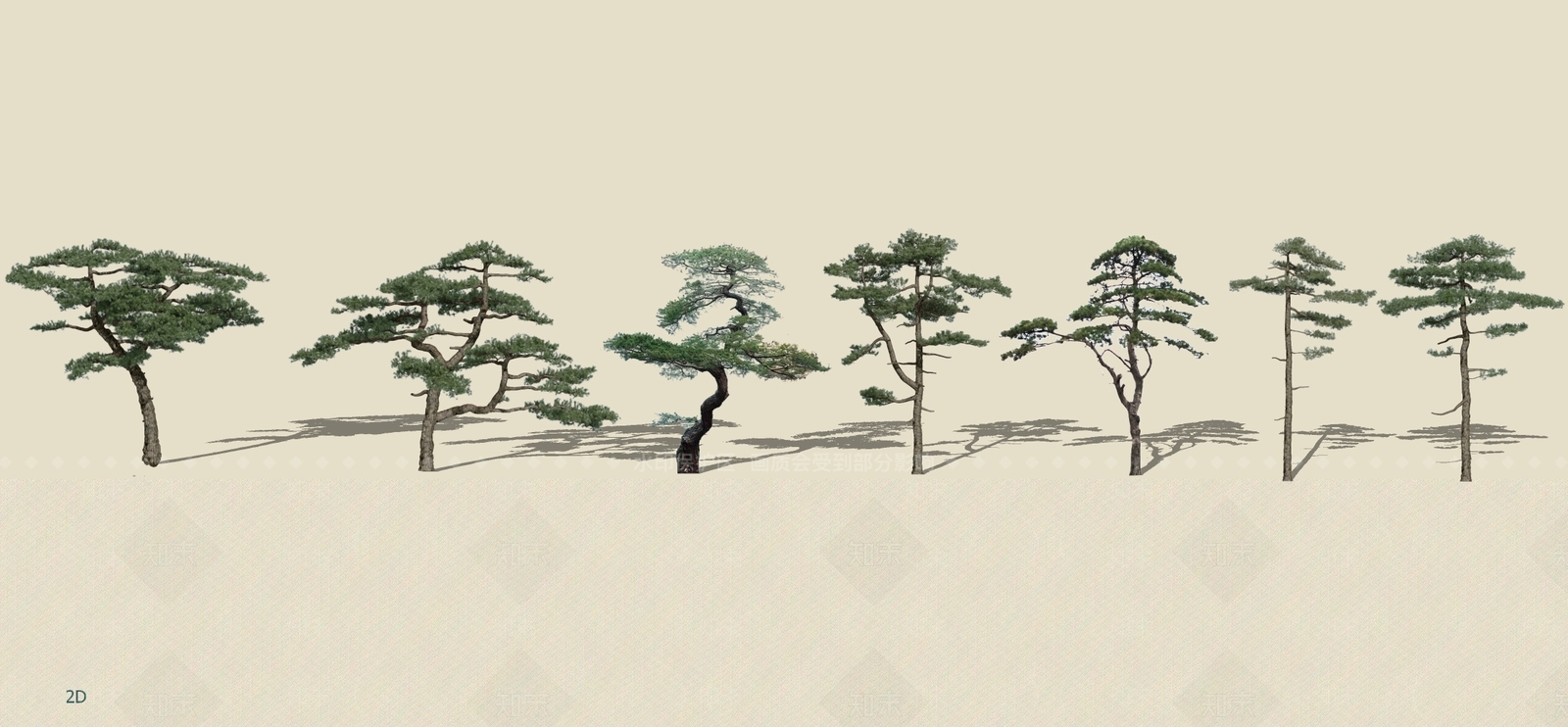 乔木SU模型下载【ID:1197616342】