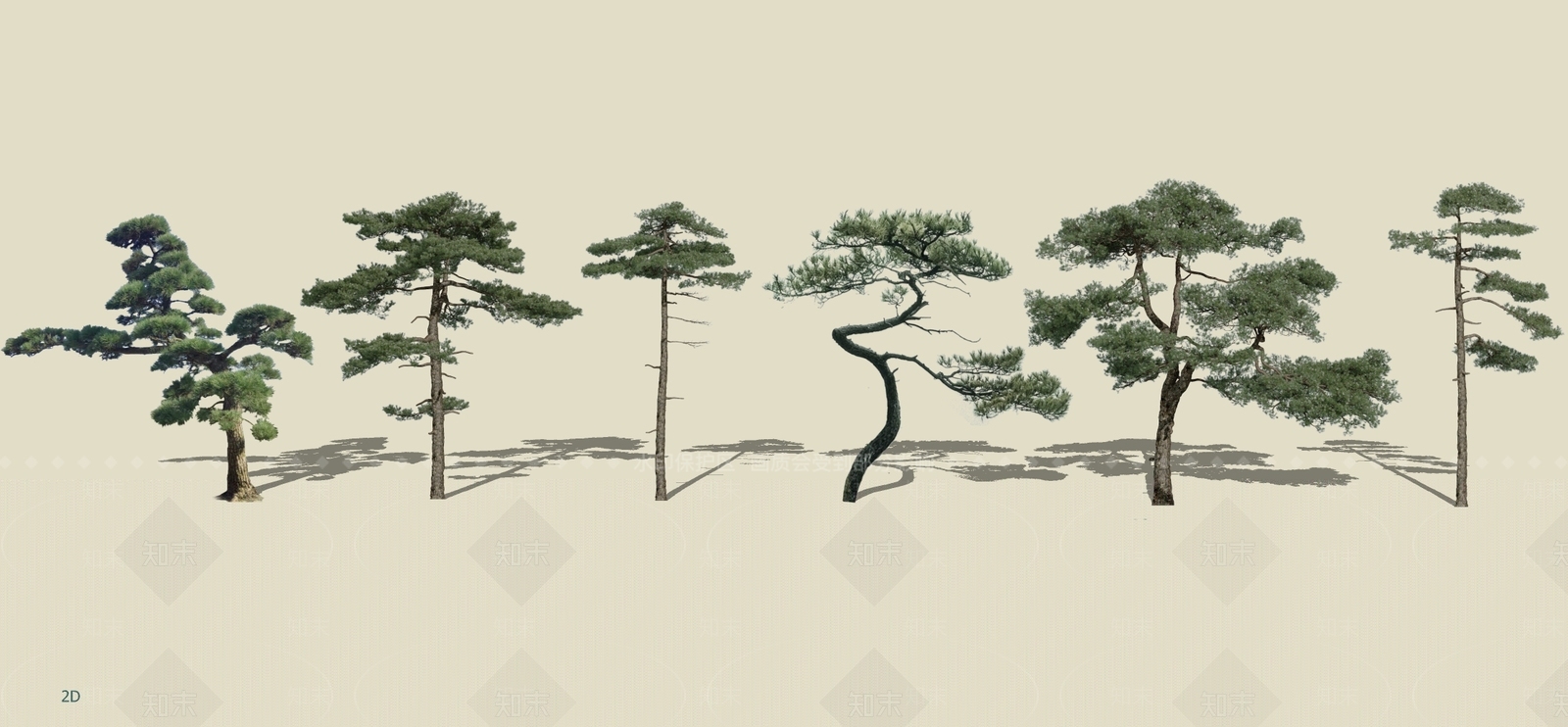 乔木SU模型下载【ID:1197616496】