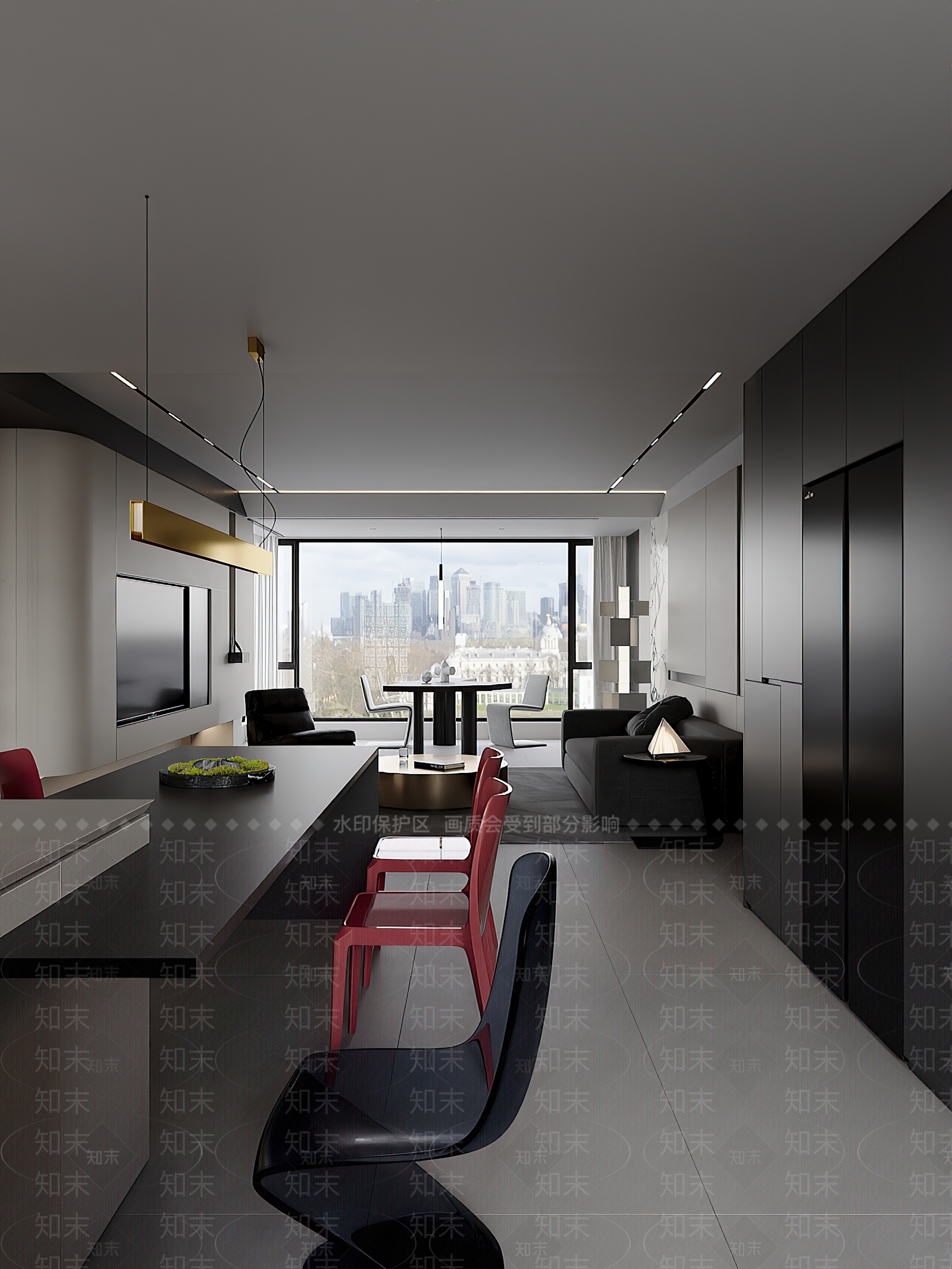 现代客餐厅3D模型下载【ID:1197626747】