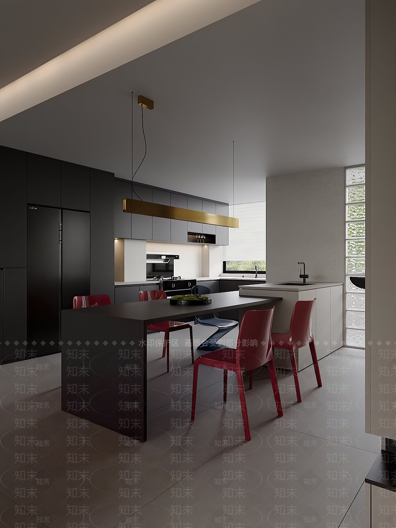 现代极简餐桌椅3D模型下载【ID:1197626736】
