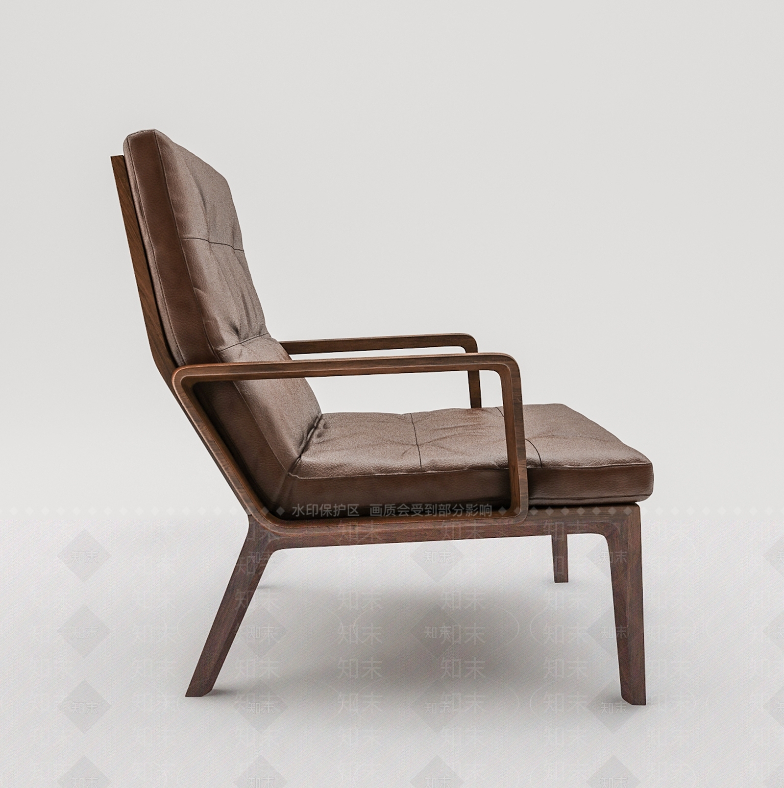 现代极简躺椅3D模型下载【ID:1197628785】