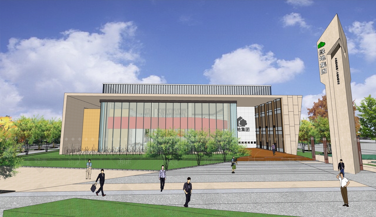 现代小公建SU模型下载【ID:1197628895】