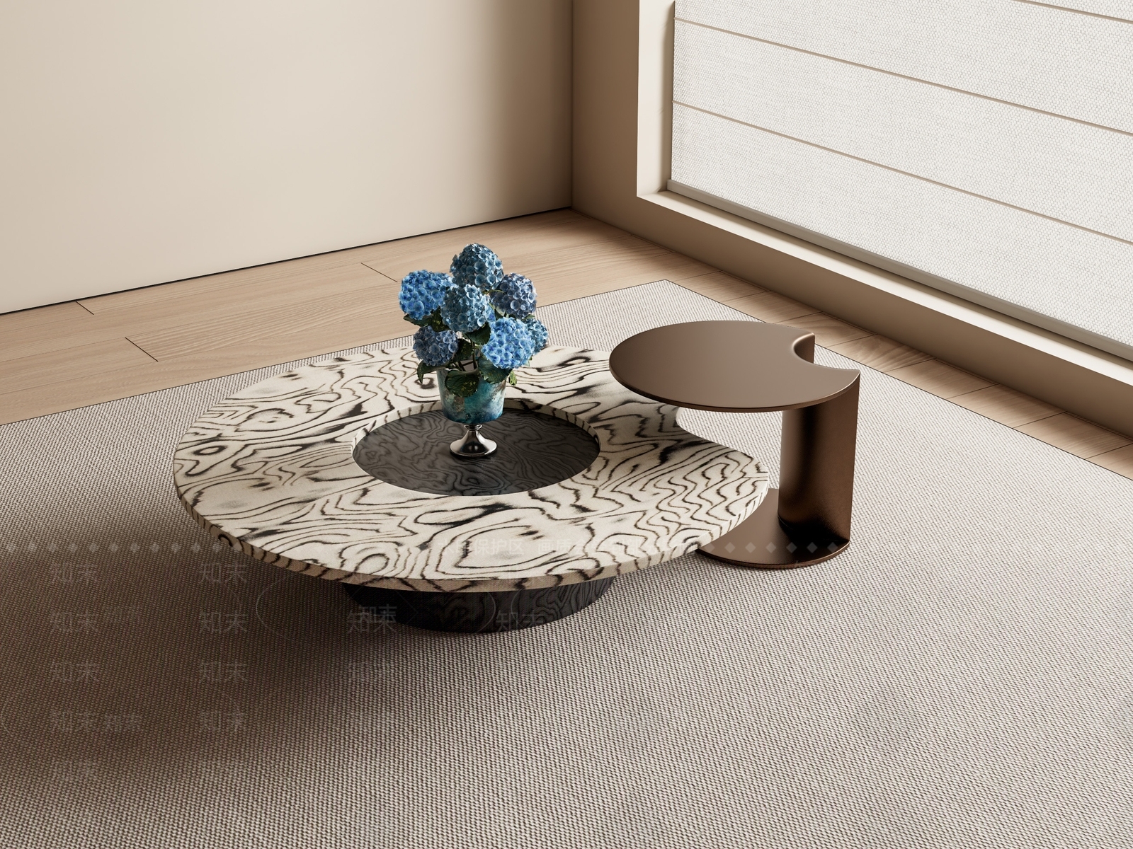 法式中古茶几3D模型下载【ID:1197631071】