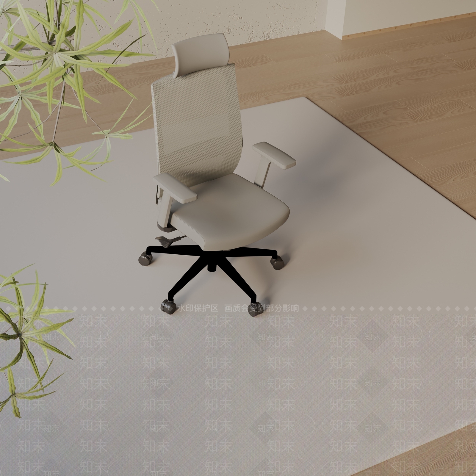 现代办公椅3D模型下载【ID:1197632667】
