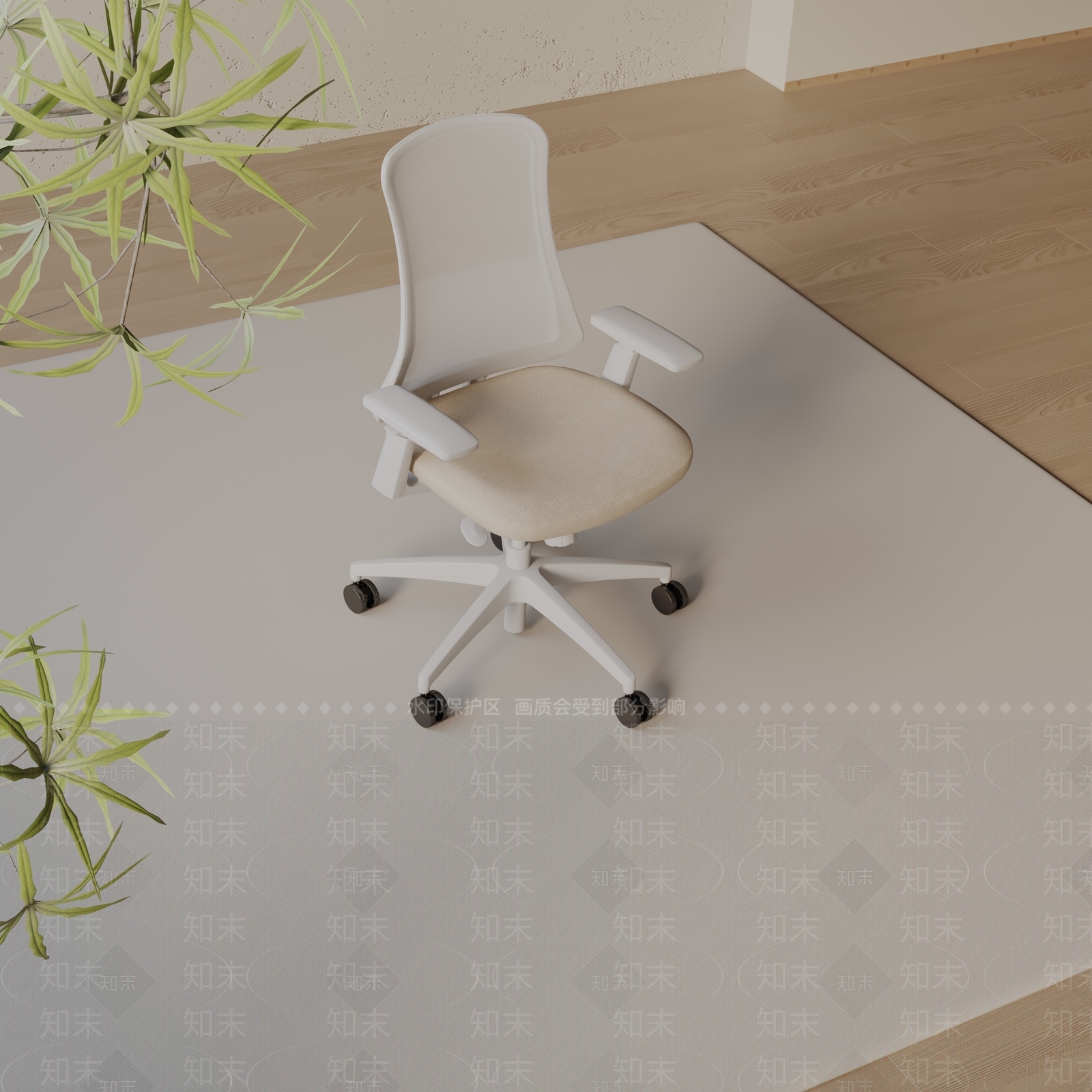 现代办公椅3D模型下载【ID:1197632933】