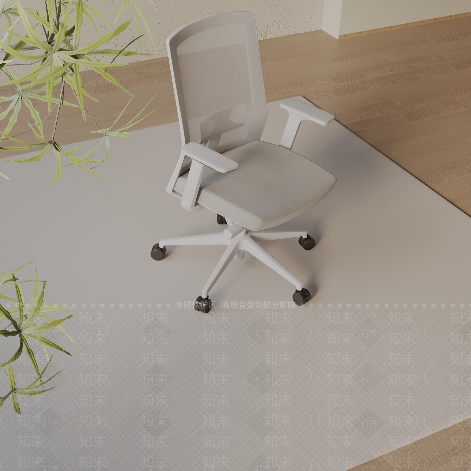 现代办公椅3D模型下载【ID:1197633040】