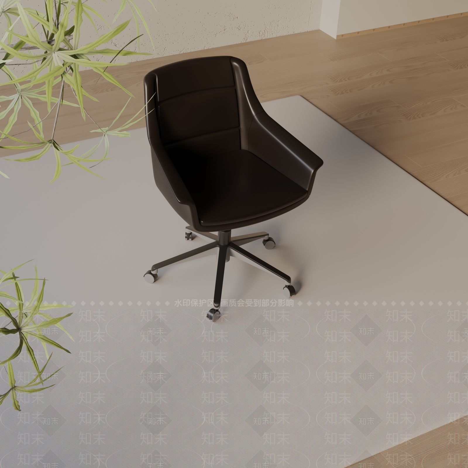 现代办公椅3D模型下载【ID:1197633318】
