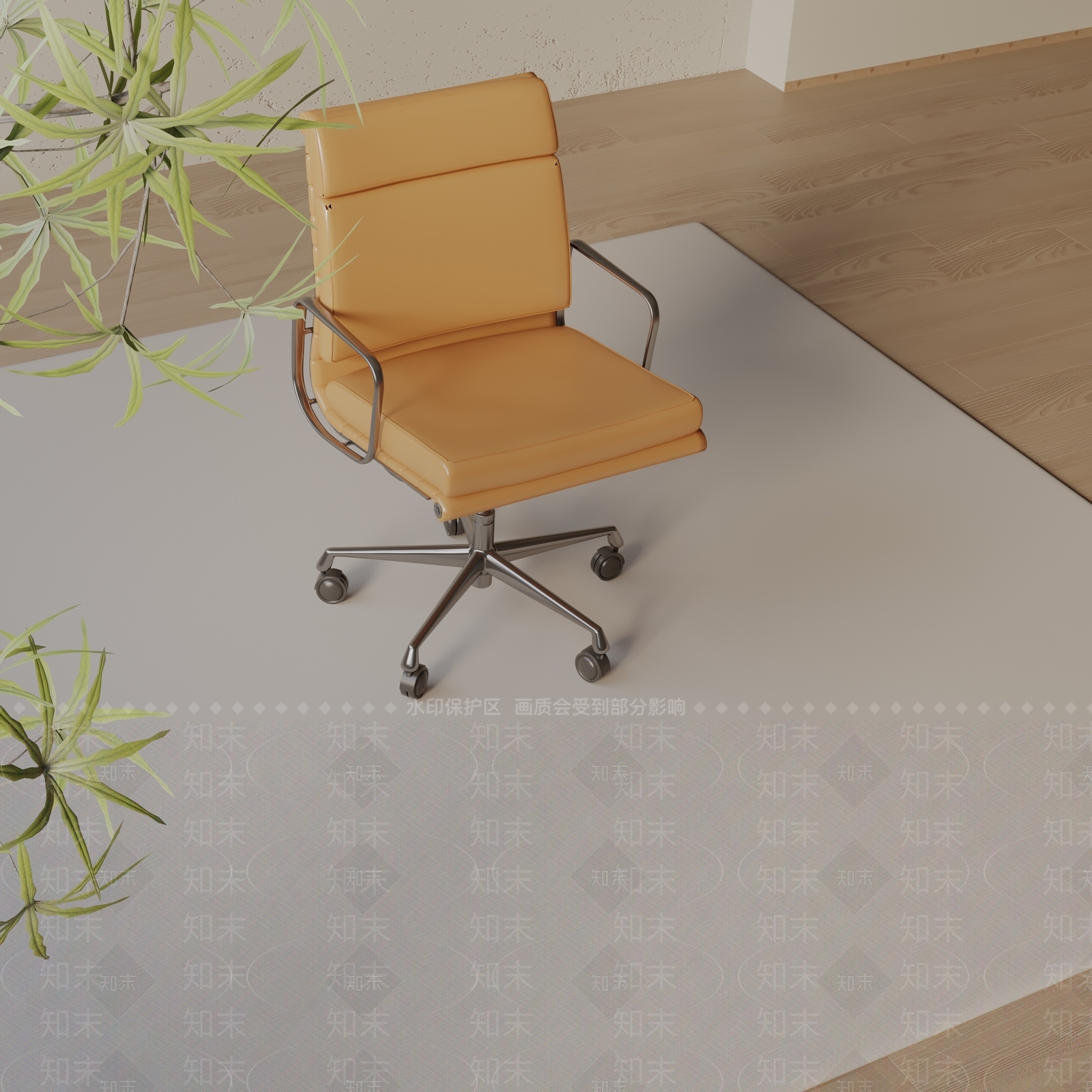 现代办公椅3D模型下载【ID:1197633693】