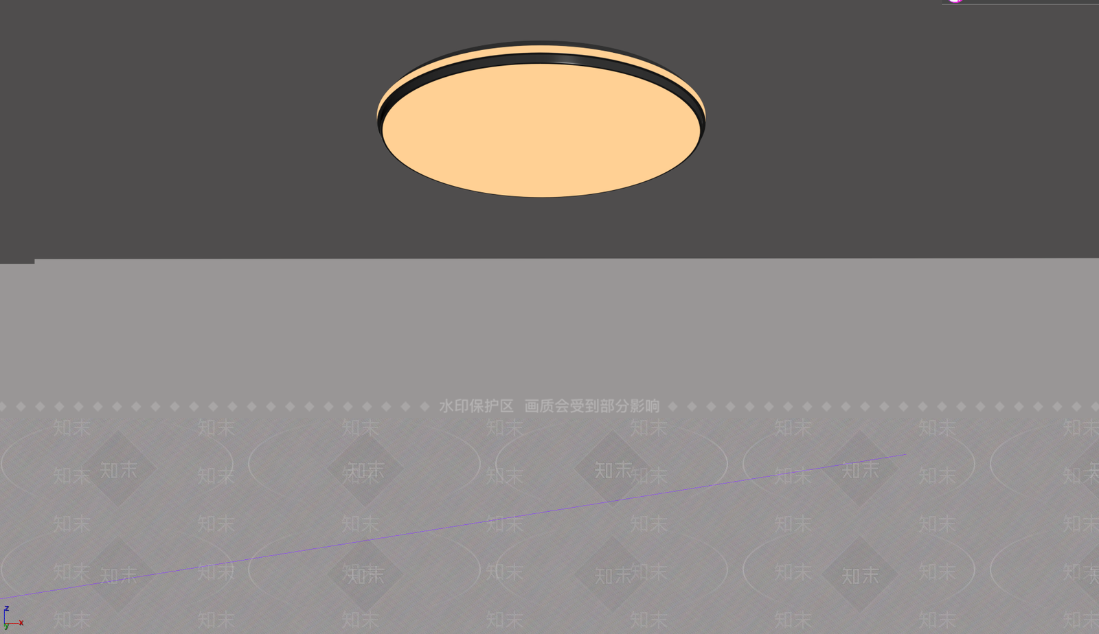 现代吸顶灯SU模型下载【ID:1197633924】