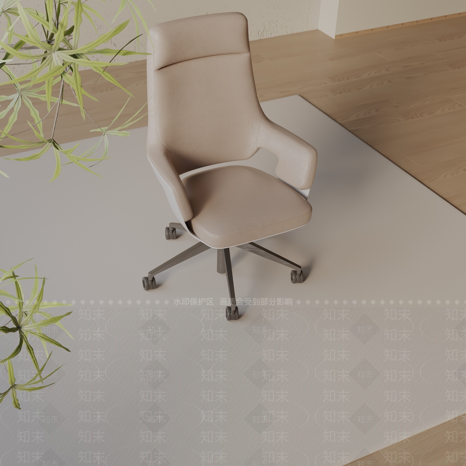 现代办公椅3D模型下载【ID:1197634295】