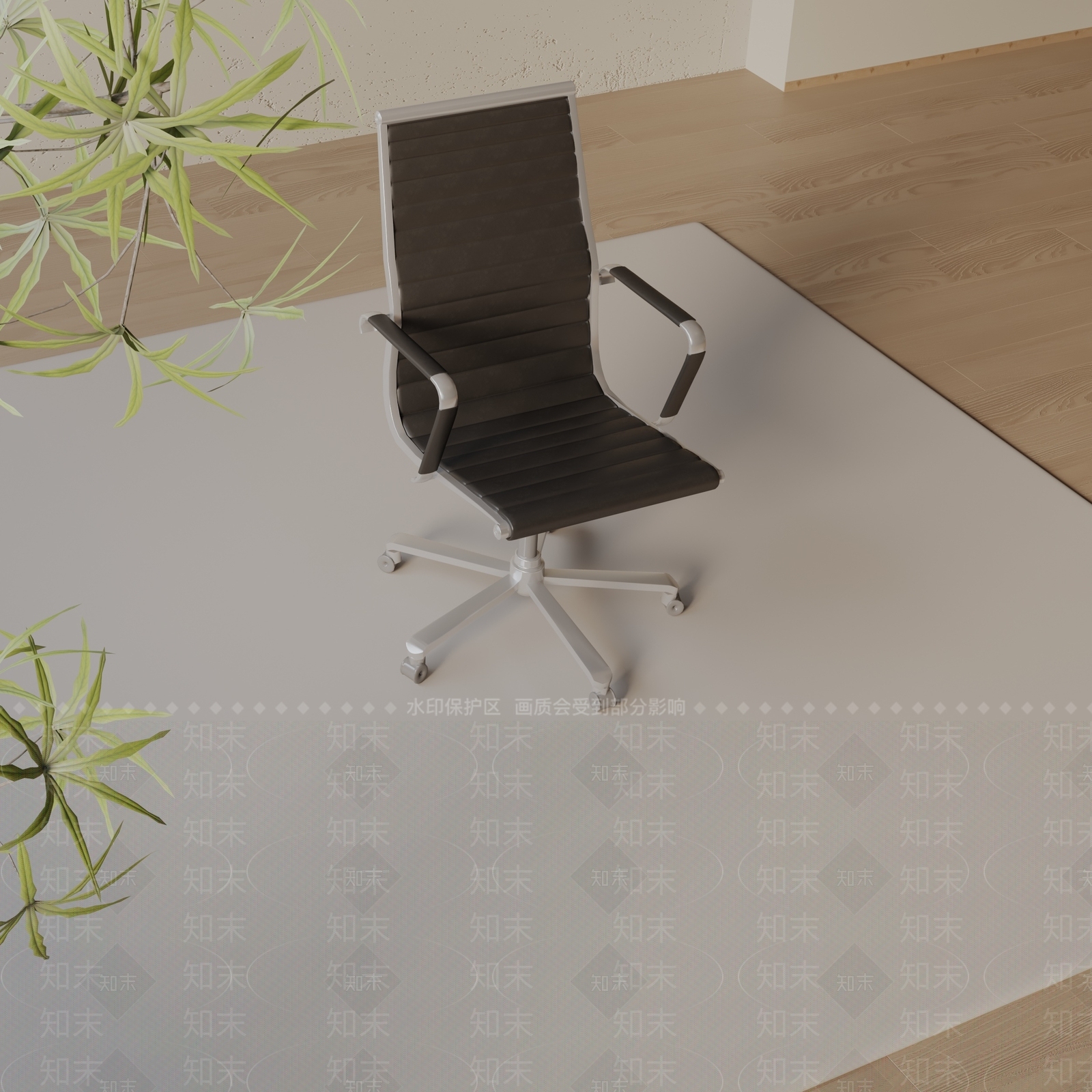 现代办公椅3D模型下载【ID:1197634318】