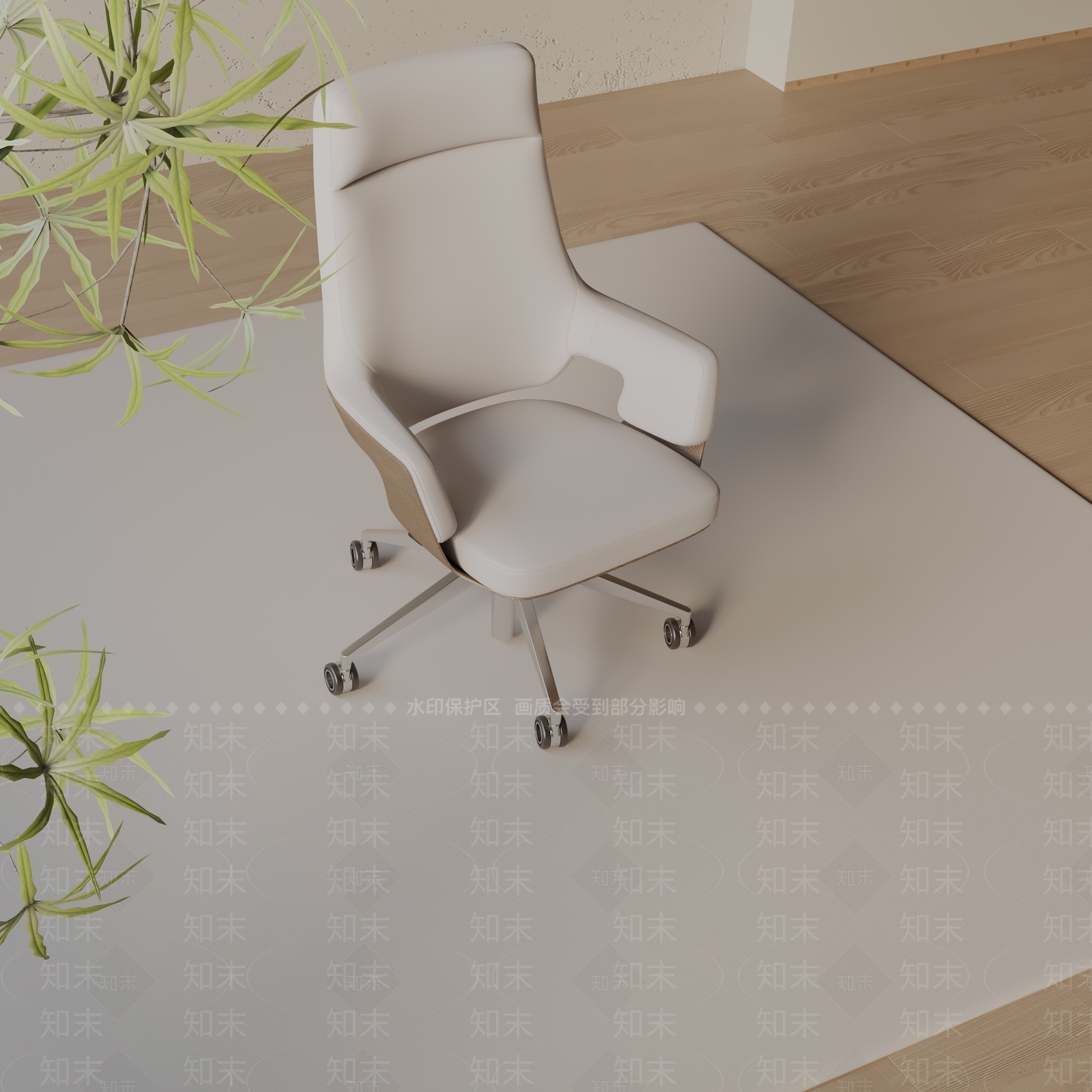 现代办公椅3D模型下载【ID:1197634423】