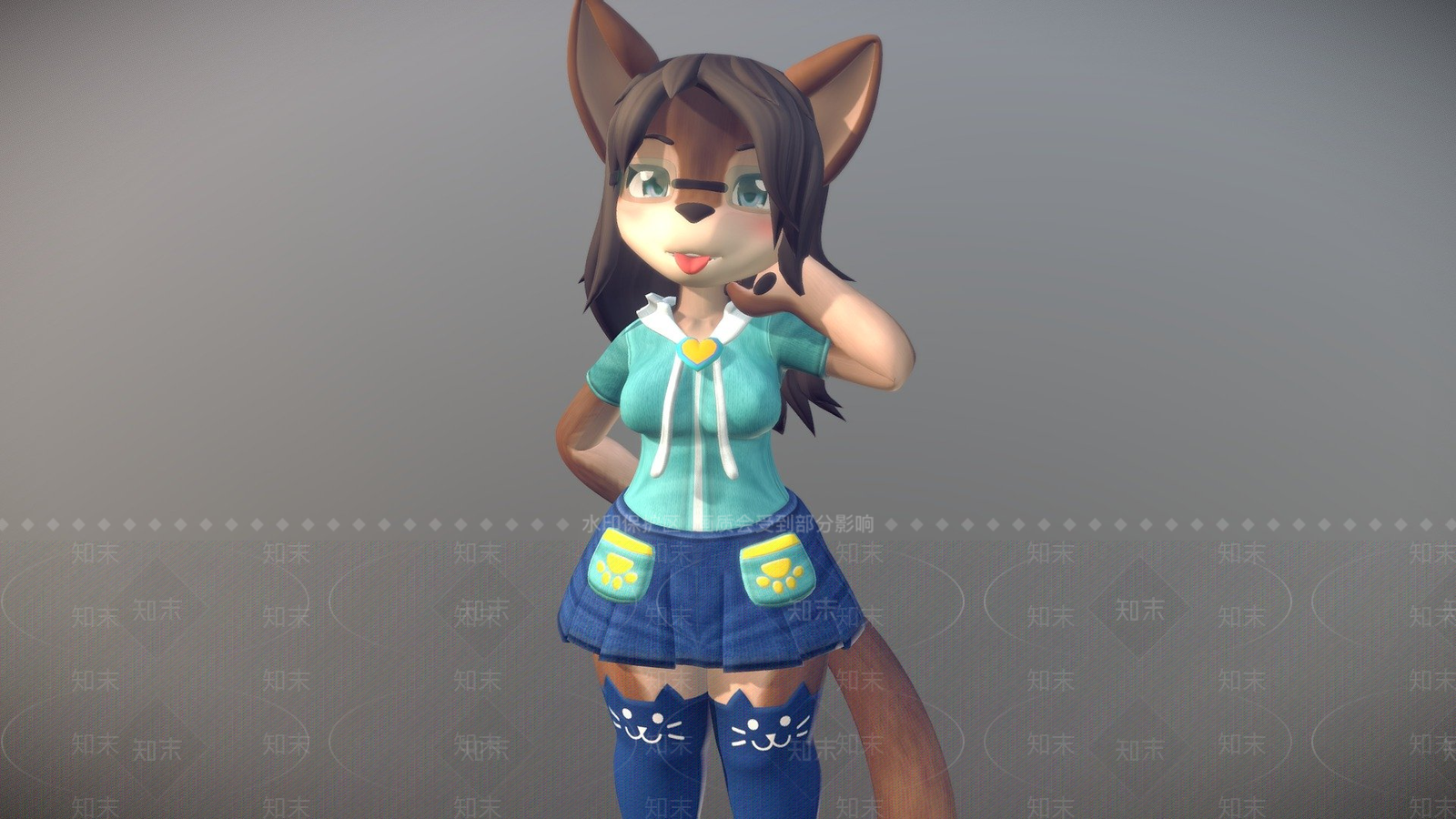 虚拟人物3D模型下载【ID:1197634401】