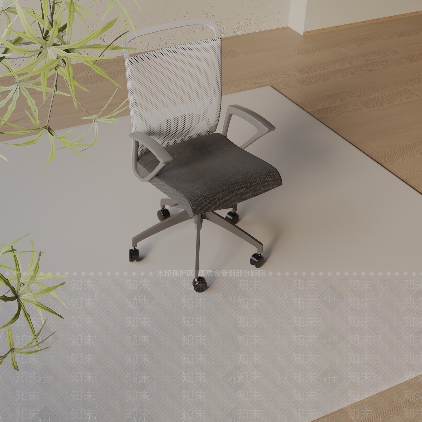 现代办公椅3D模型下载【ID:1197634623】