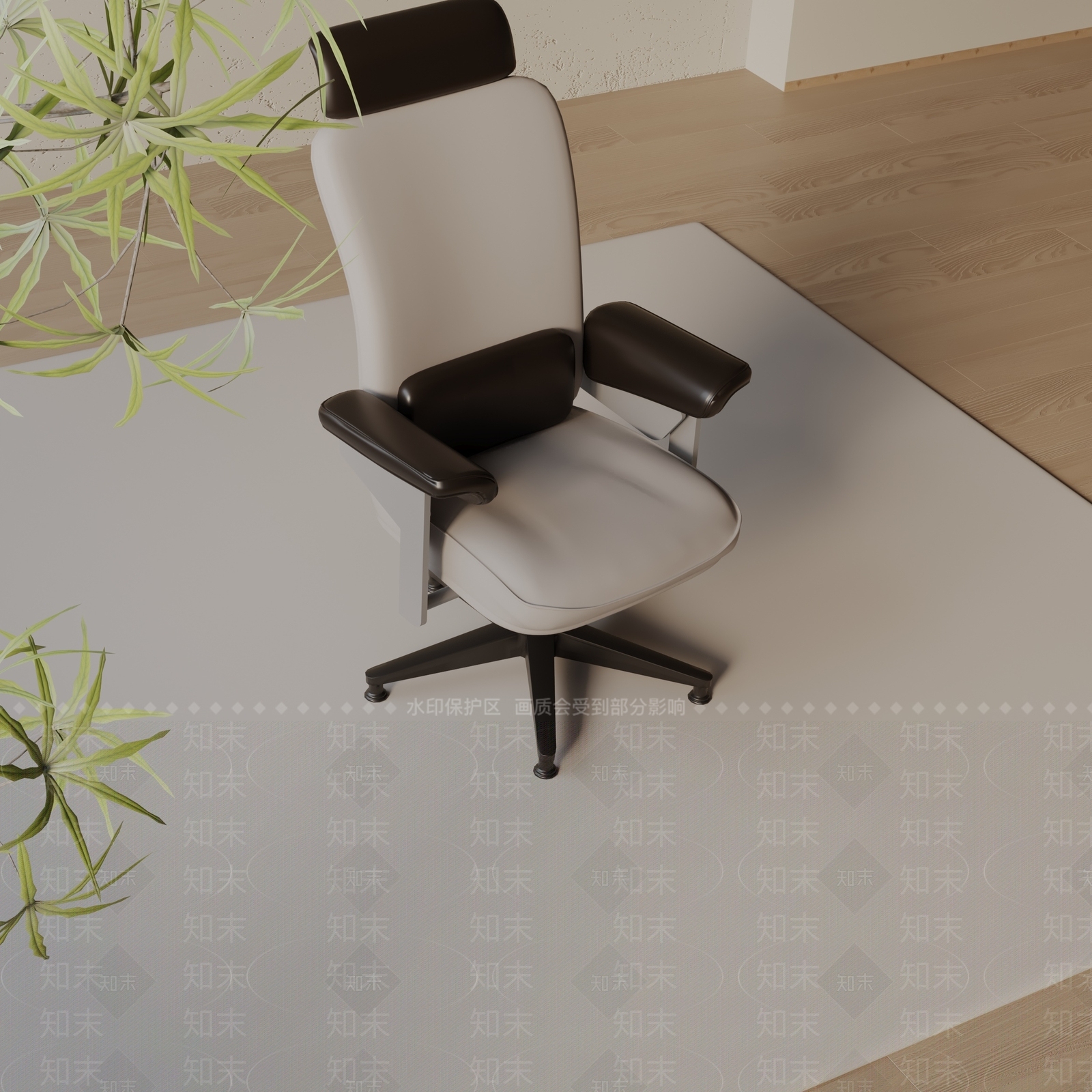 现代办公椅3D模型下载【ID:1197634755】