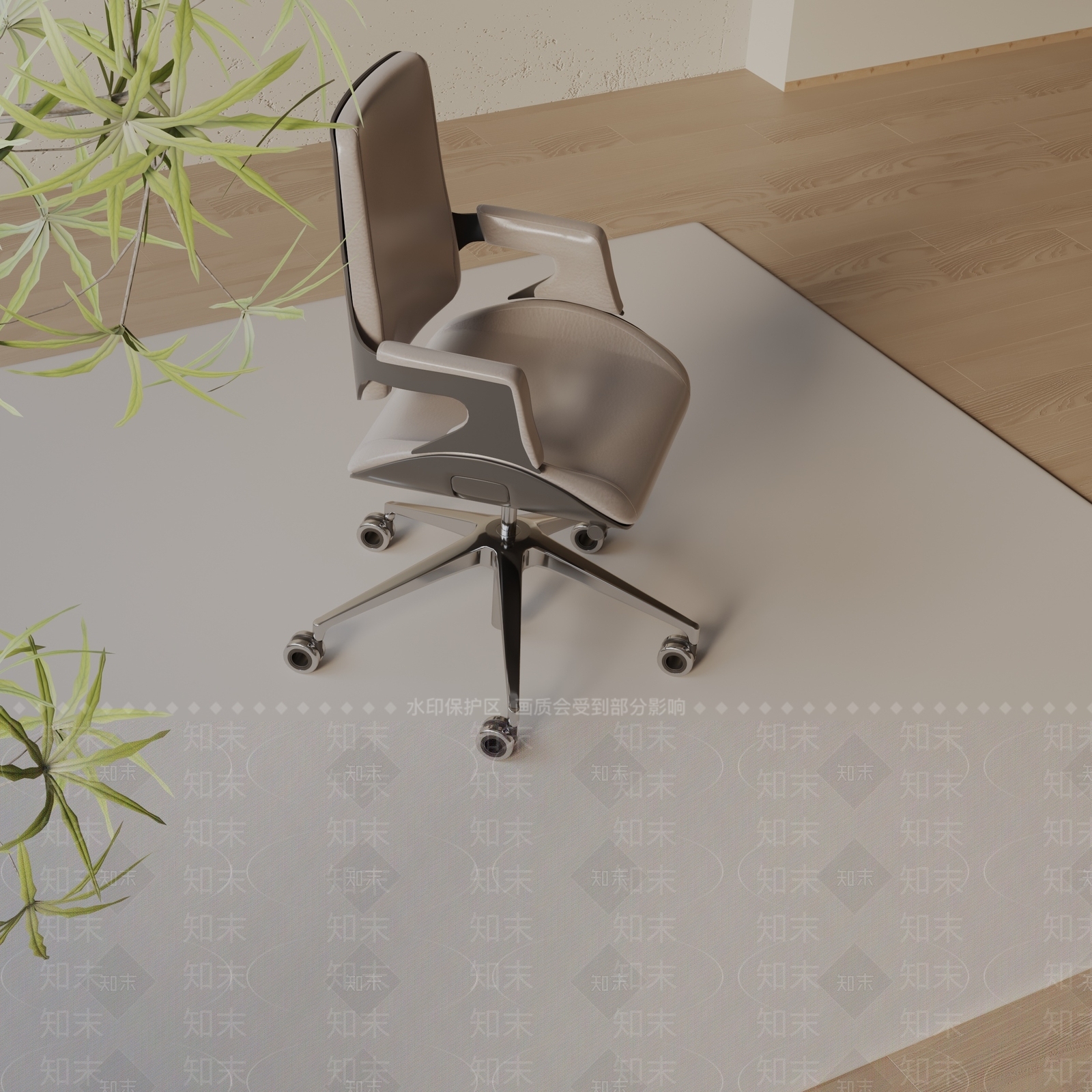 现代办公椅3D模型下载【ID:1197635030】