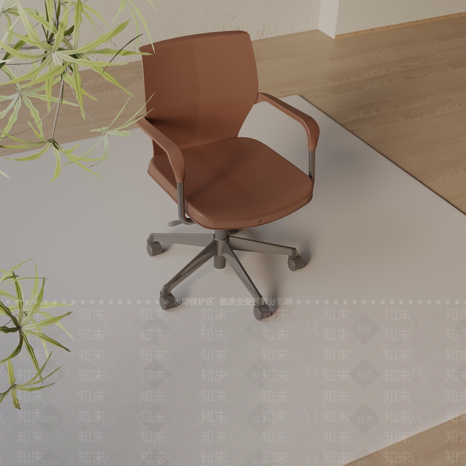 现代办公椅3D模型下载【ID:1197635034】