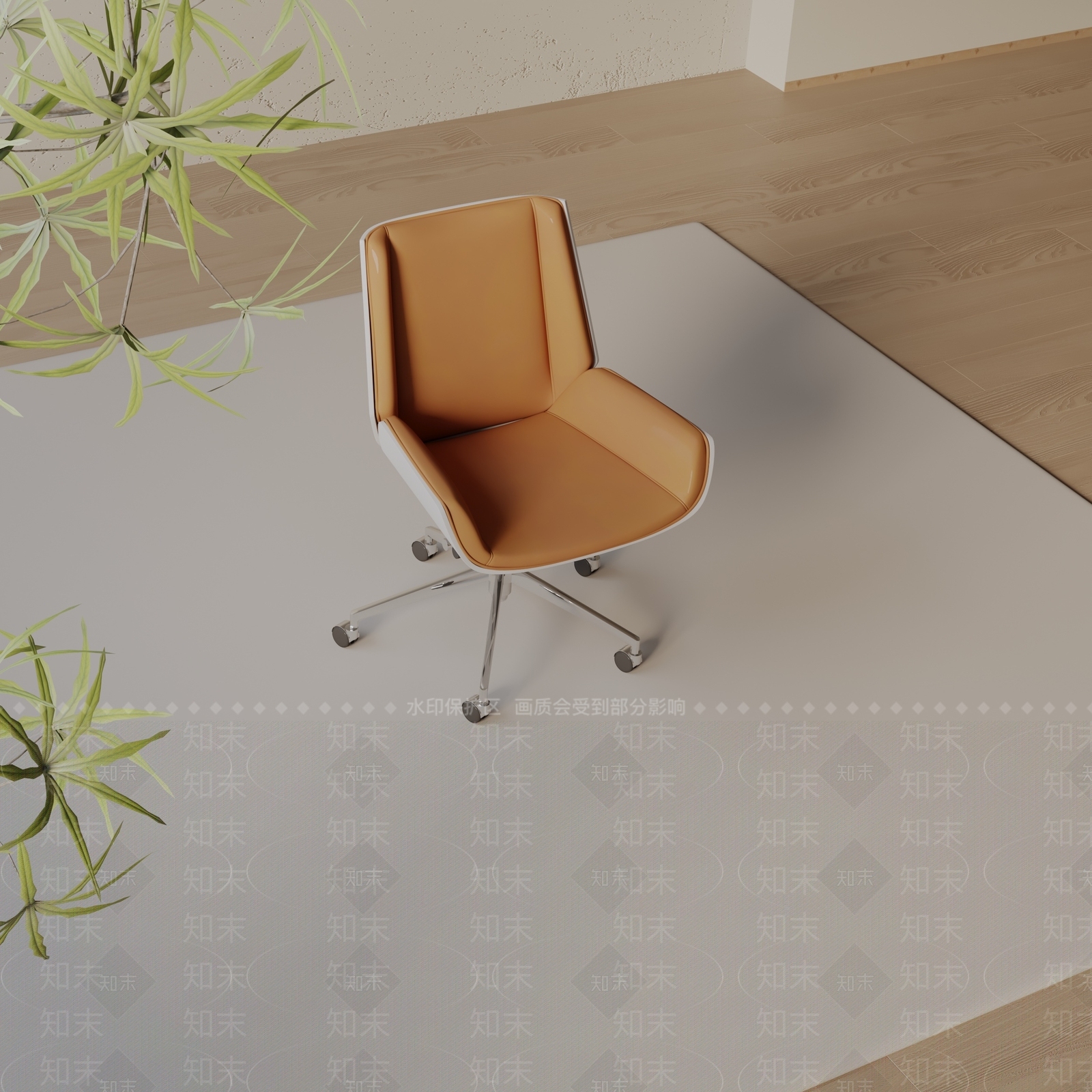现代办公椅3D模型下载【ID:1197635148】