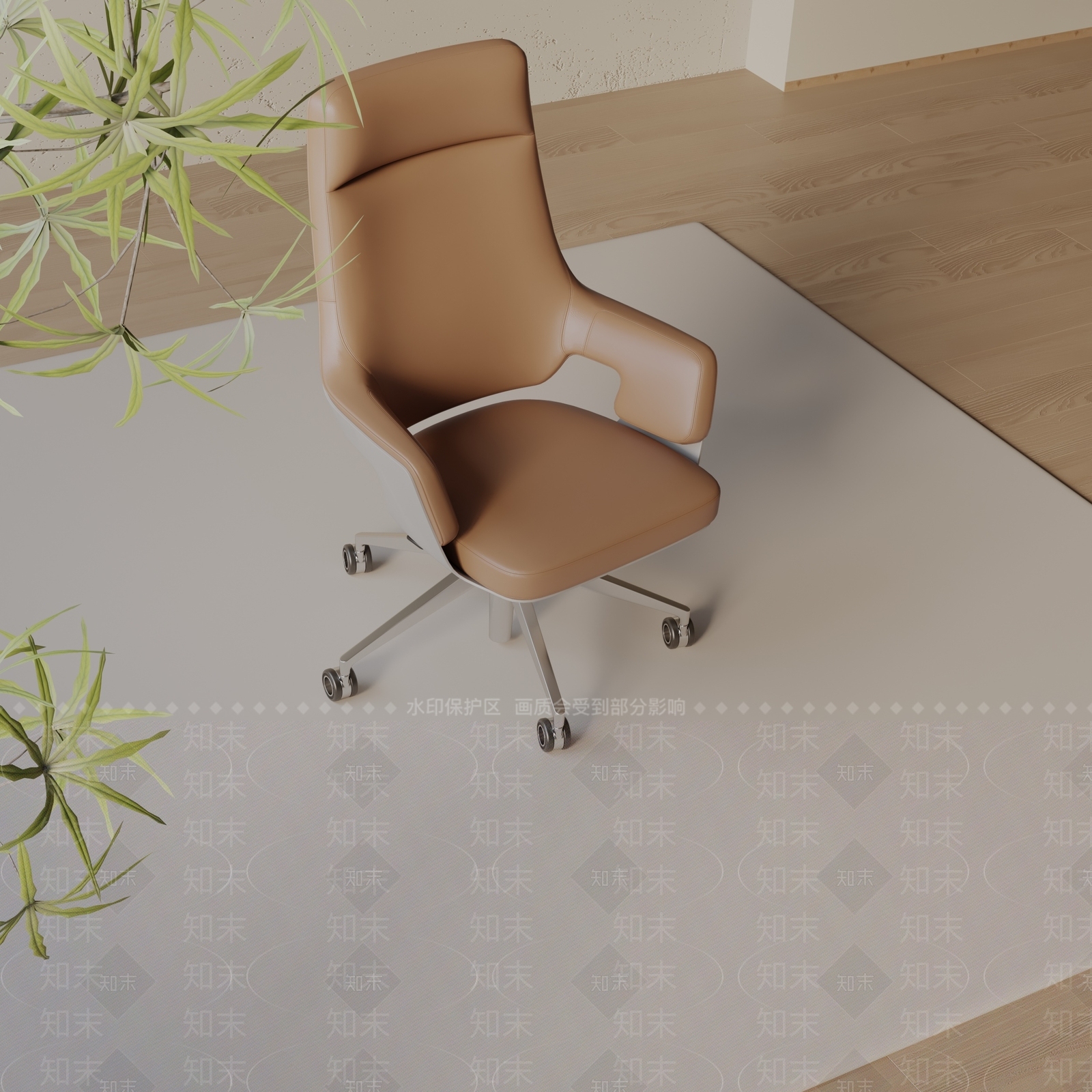 现代办公椅3D模型下载【ID:1197637098】