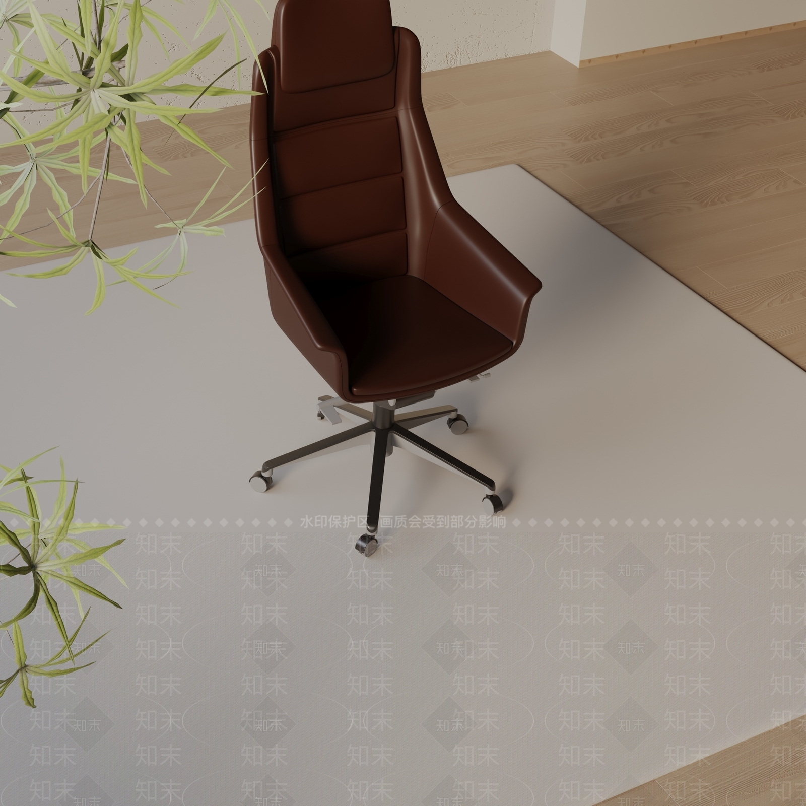 现代办公椅3D模型下载【ID:1197637122】