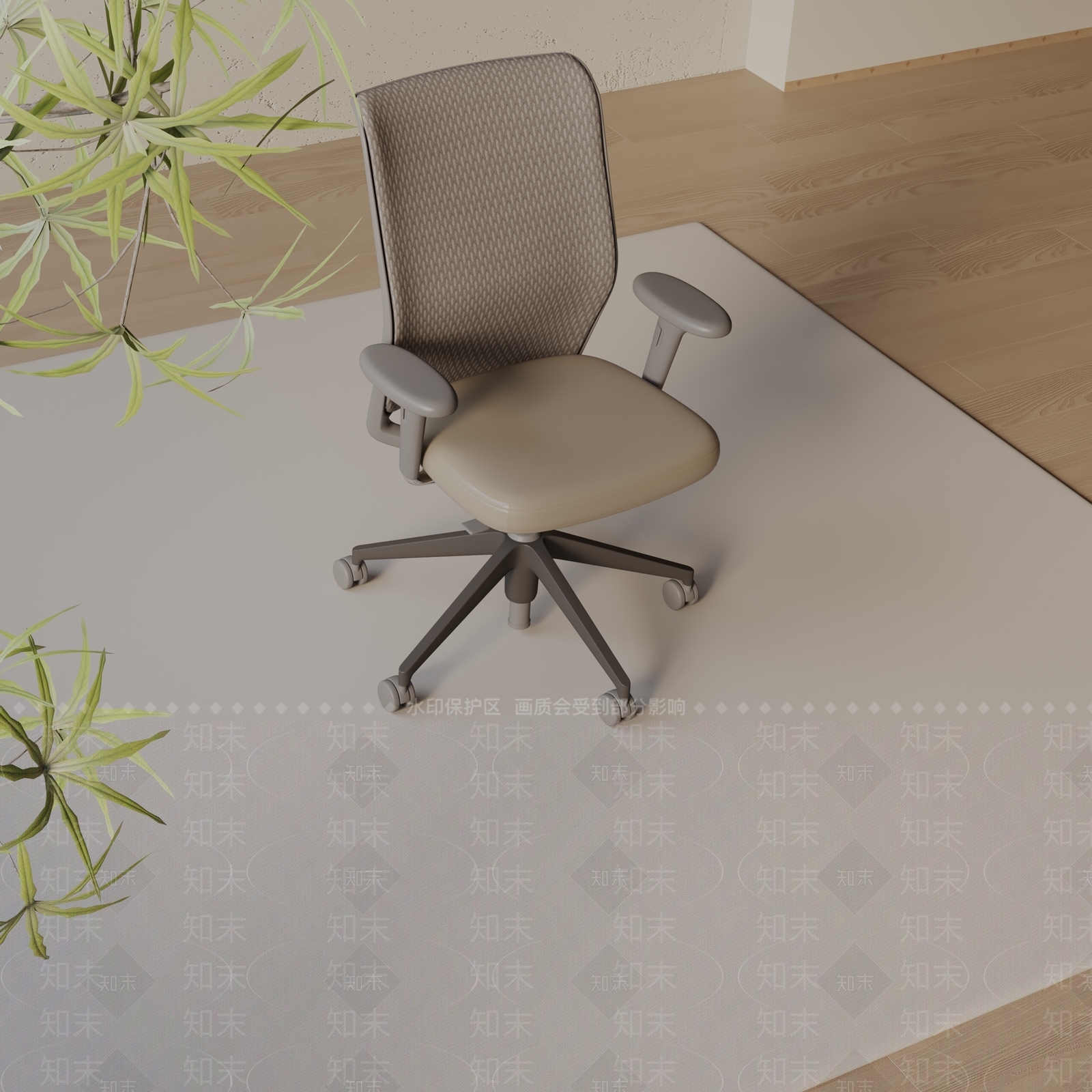 现代办公椅3D模型下载【ID:1197637183】