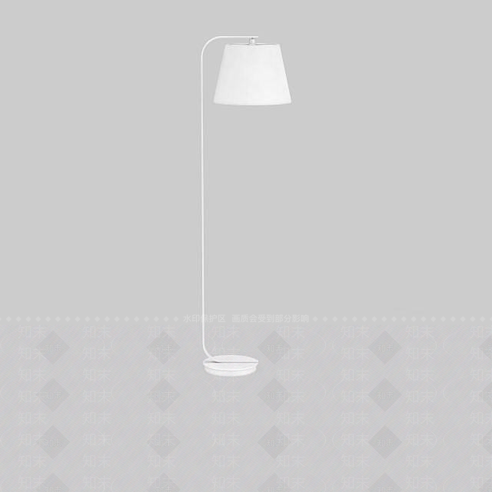 现代客厅落地灯3D模型下载【ID:1197637947】