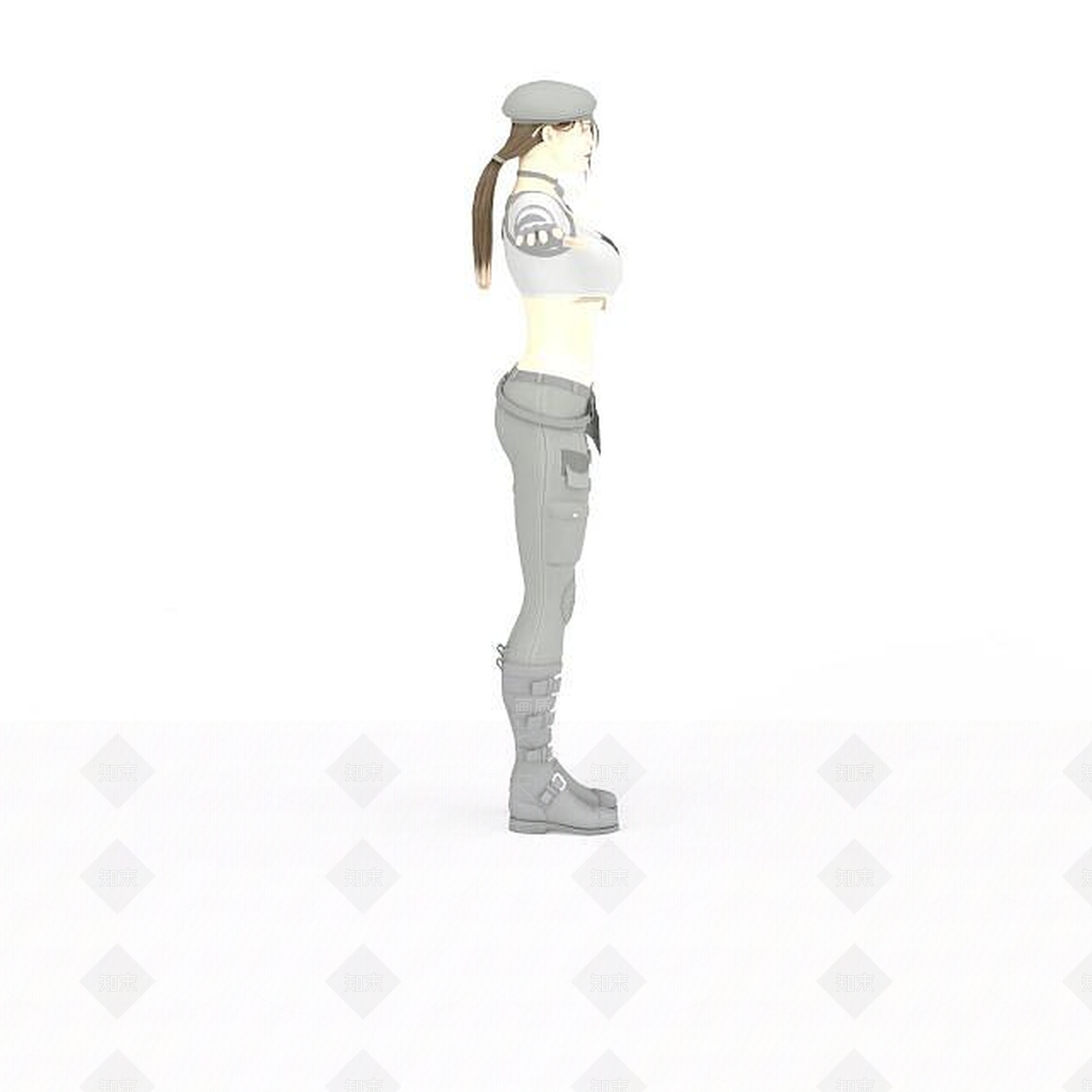 现代动漫人物3D模型下载【ID:1197638525】