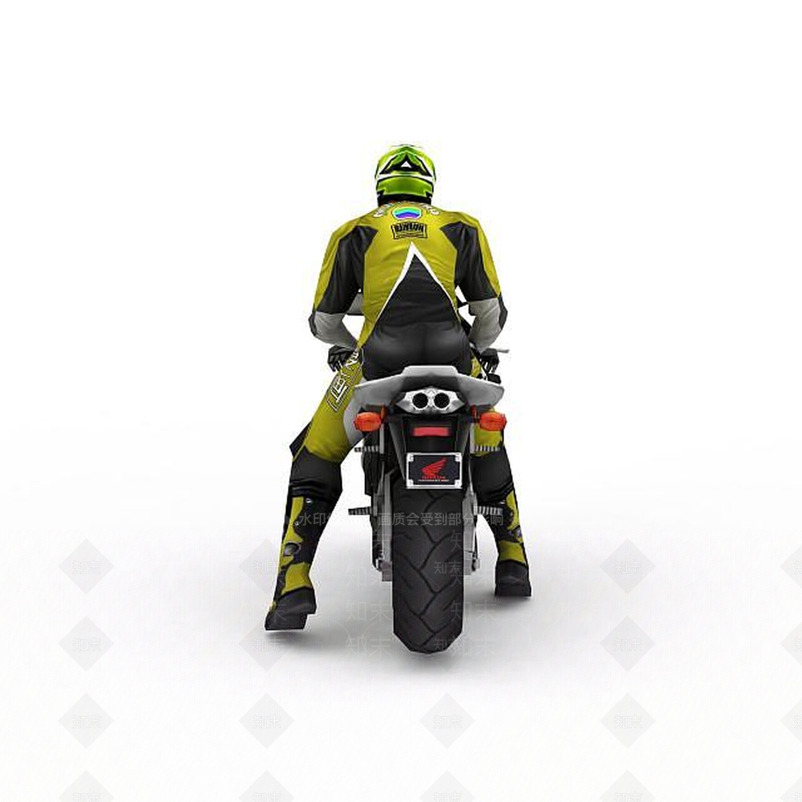现代摩托车跑车3D模型下载【ID:1197638633】