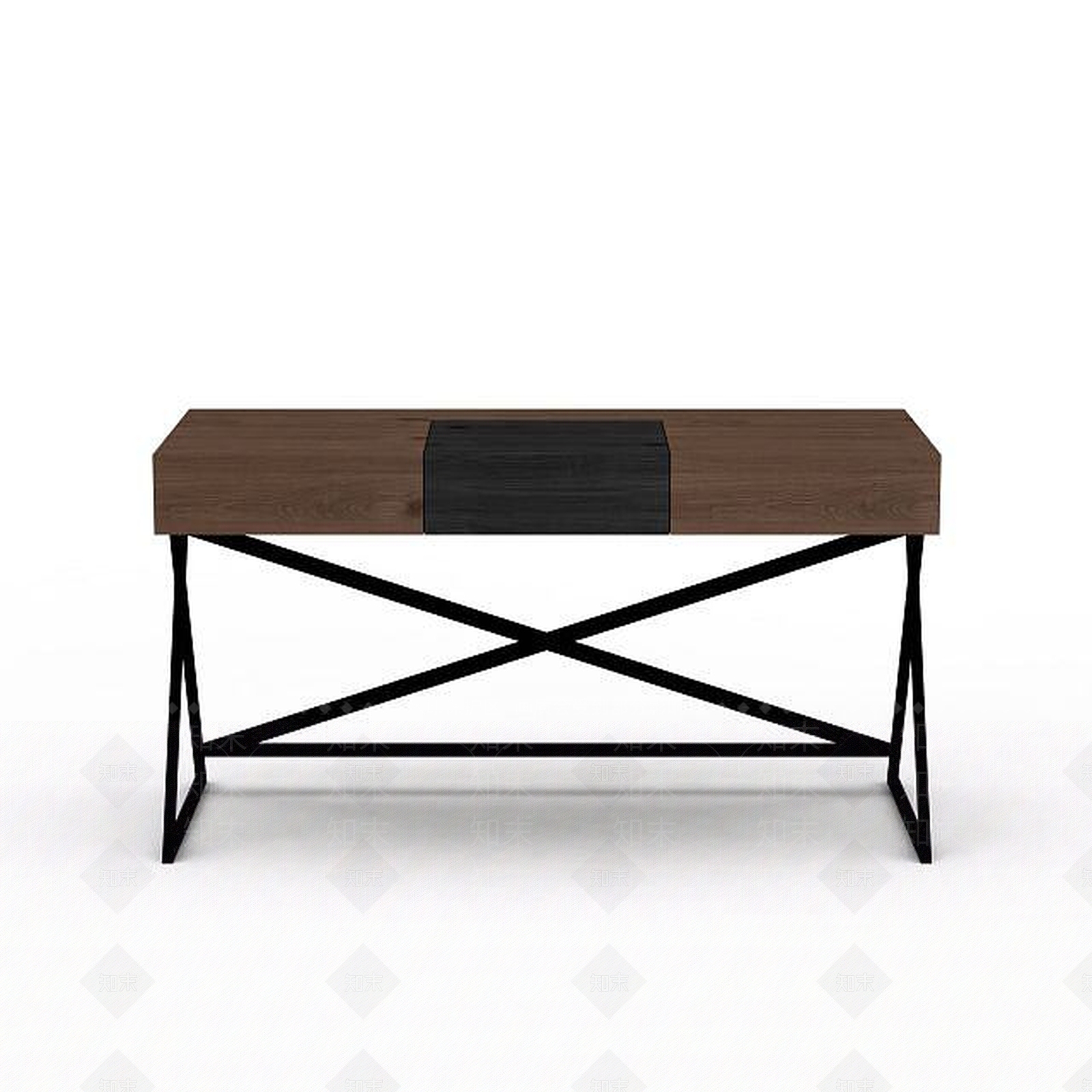 现代简易办公桌3D模型下载【ID:1197639145】