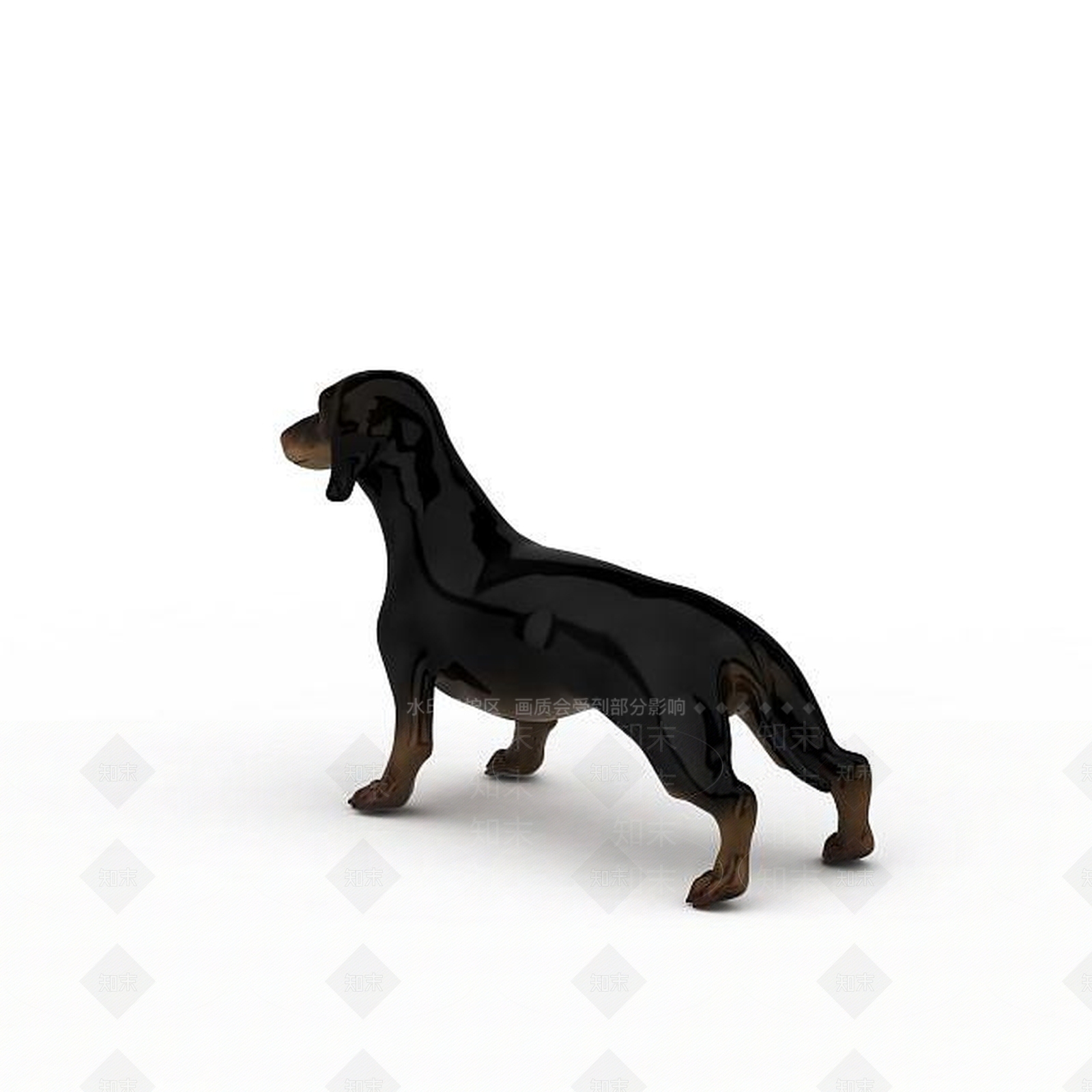 现代工艺品狗3D模型下载【ID:1197639491】