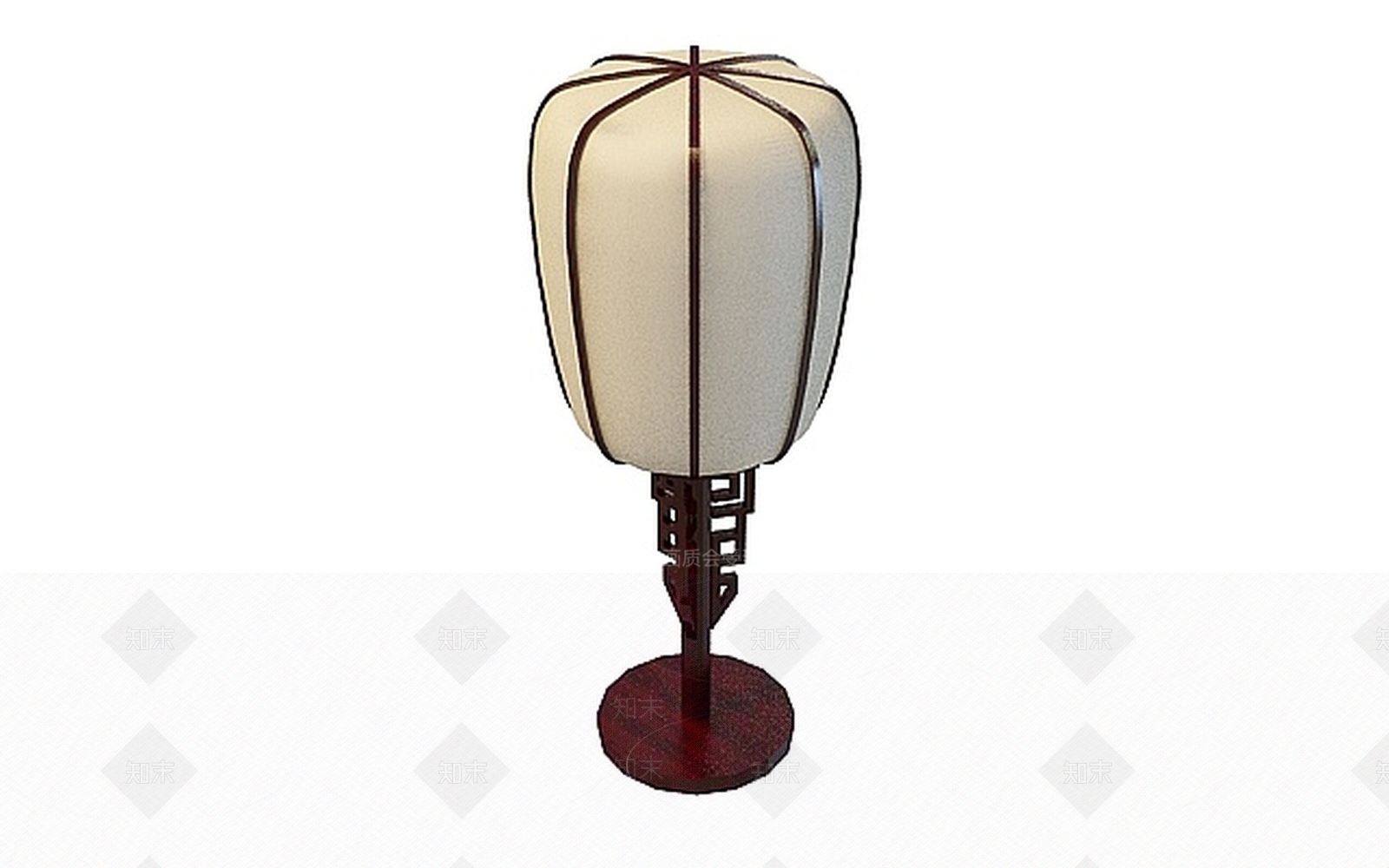中式台灯3D模型下载【ID:1197639926】