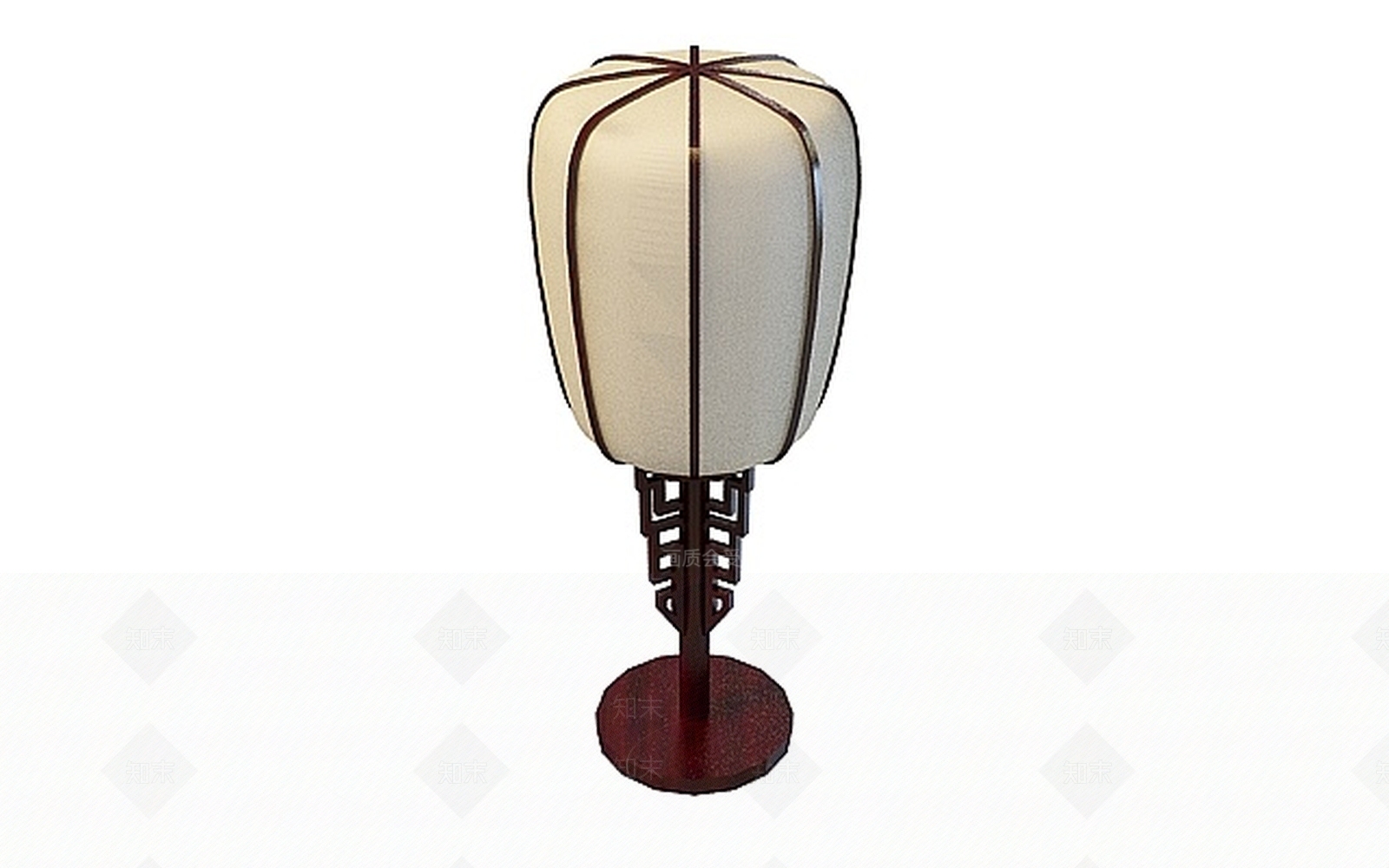 中式台灯3D模型下载【ID:1197639926】